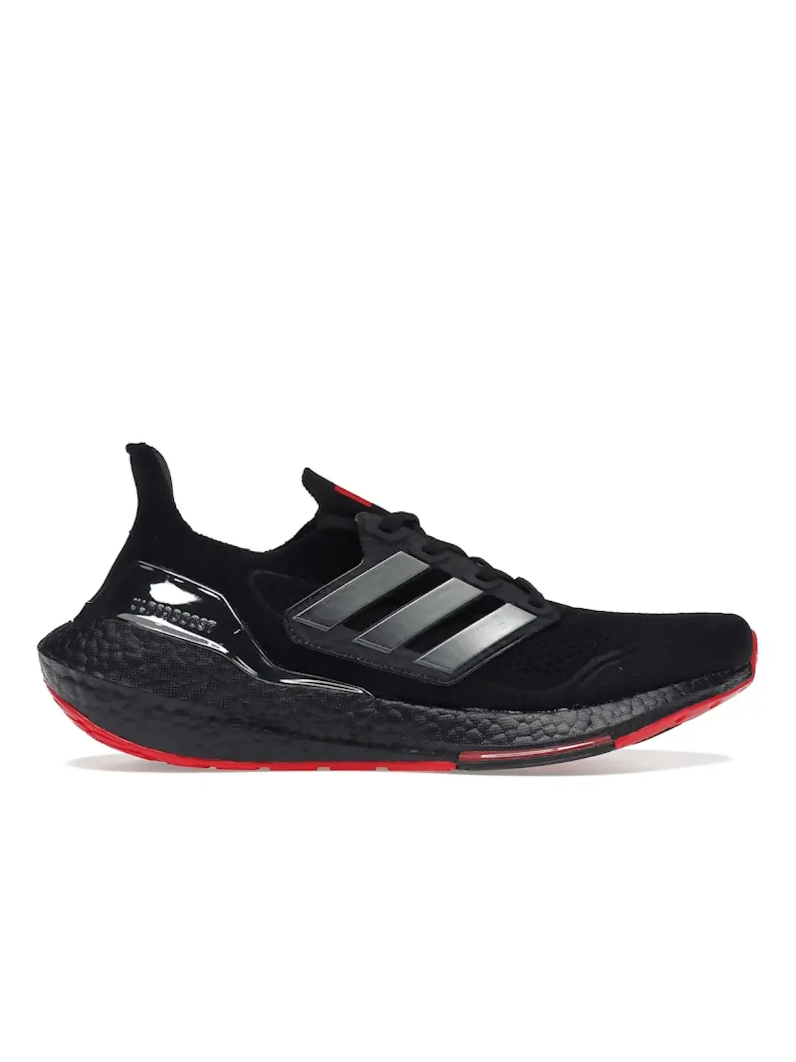 Мужские кроссовки для бега Adidas Ultra Boost 21 — изображение 1 из 4, черный/черный-красный