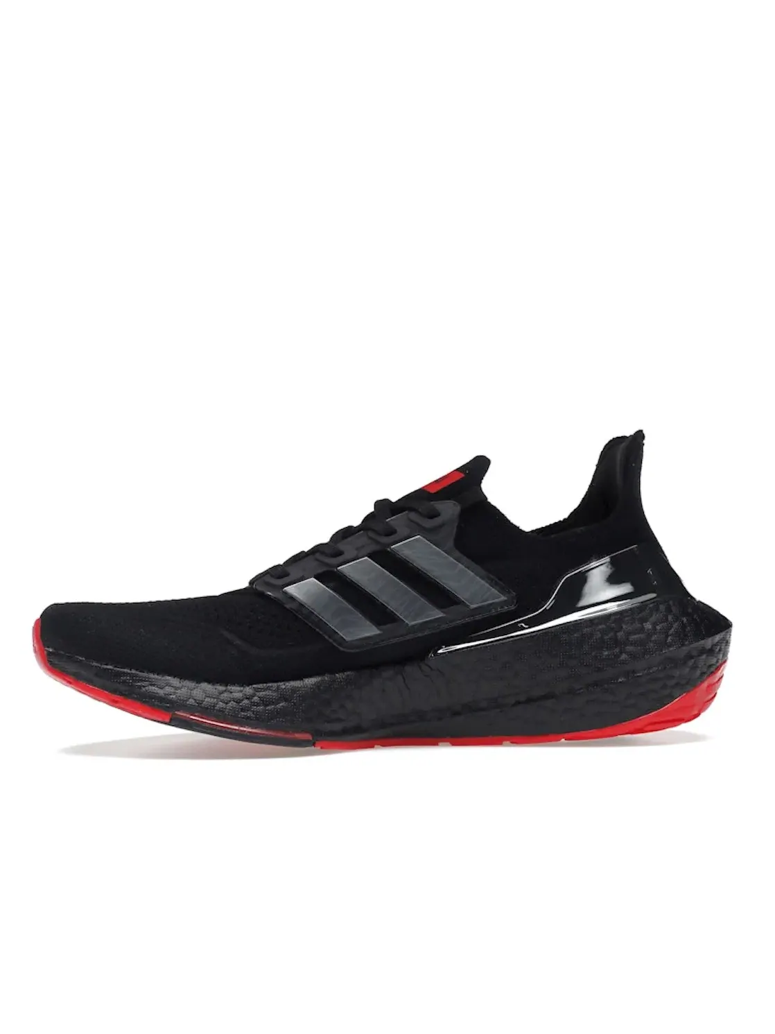 Мужские кроссовки для бега Adidas Ultra Boost 21 — изображение 3 из 4, черный/черный-красный