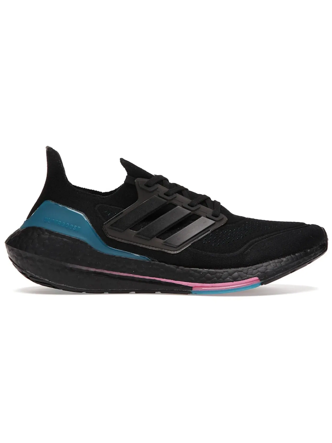 Мужские кроссовки для бега с амортизацией Adidas Ultra Boost 21 — изображение 1 из 1, черный