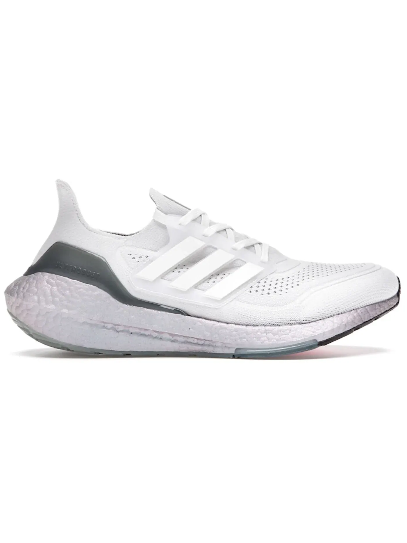 Мужские кроссовки с технологией Boost Adidas Ultra Boost 21 — изображение 1 из 1, белый/белый-зеленый