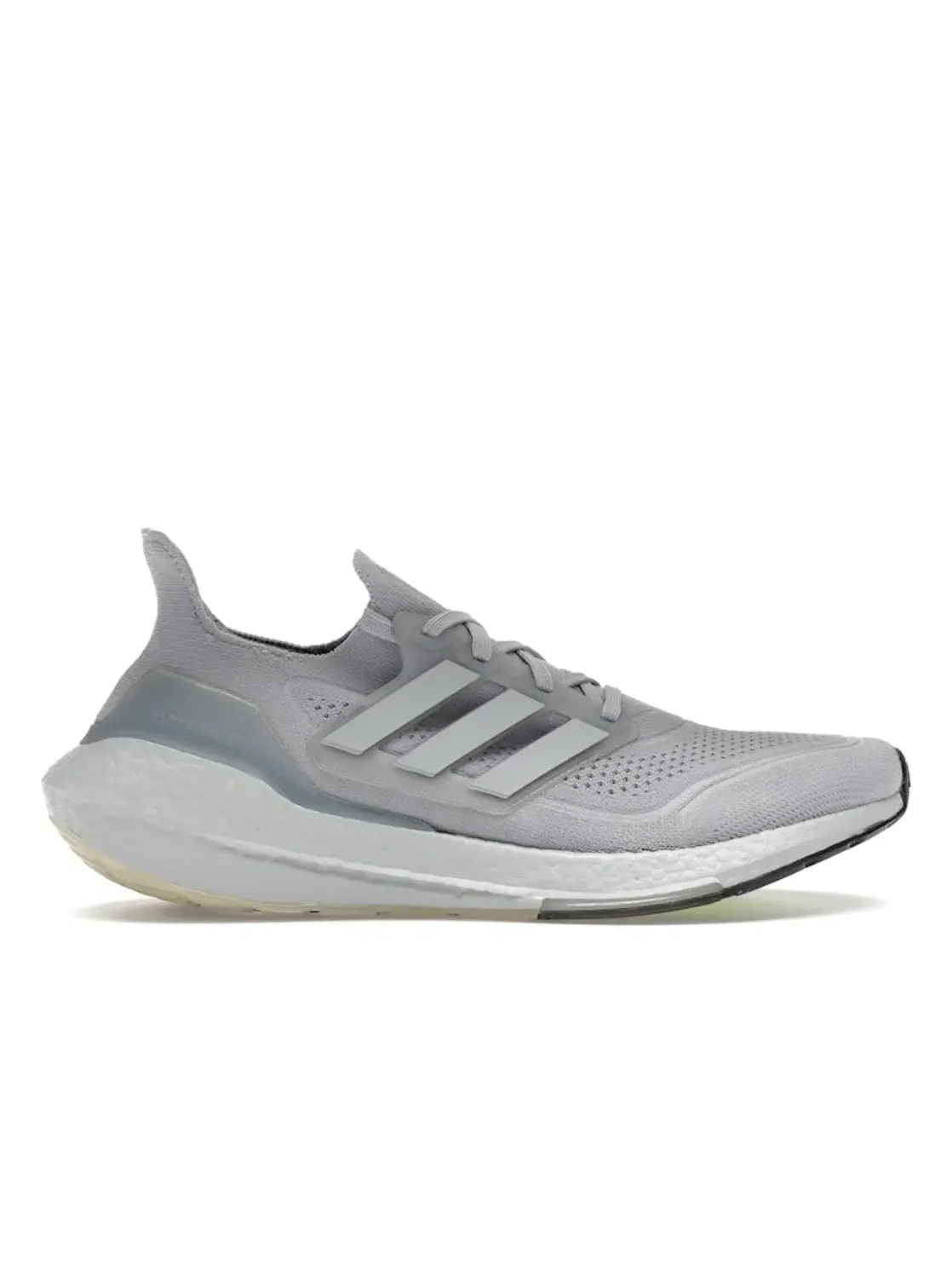 Мужские кроссовки для бега с амортизацией Adidas Ultra Boost 21 — изображение 1 из 4, серебристый