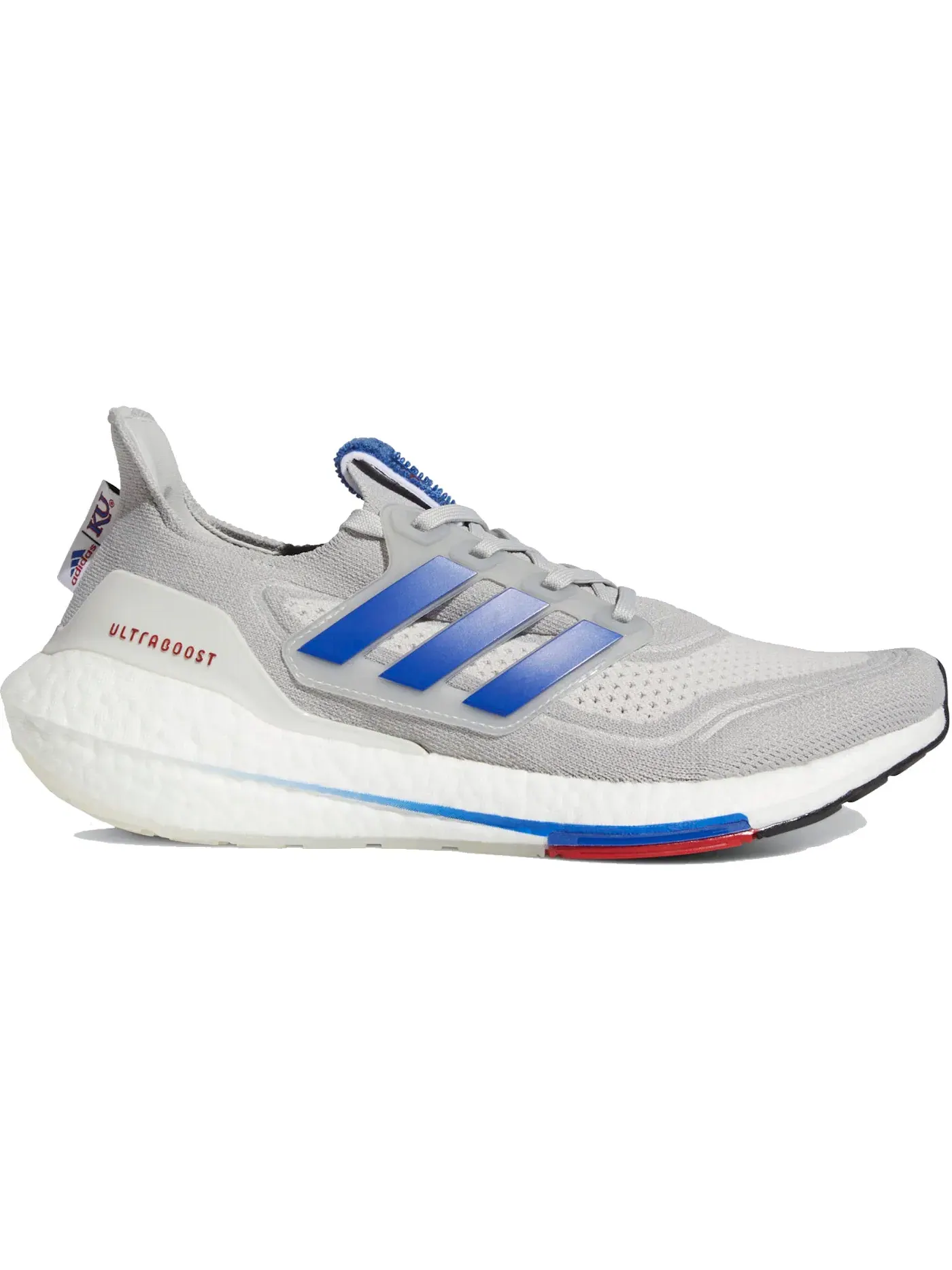 Мужские кроссовки для бега Ultra Boost 21 Adidas — изображение 1 из 1, серый/синий/серый