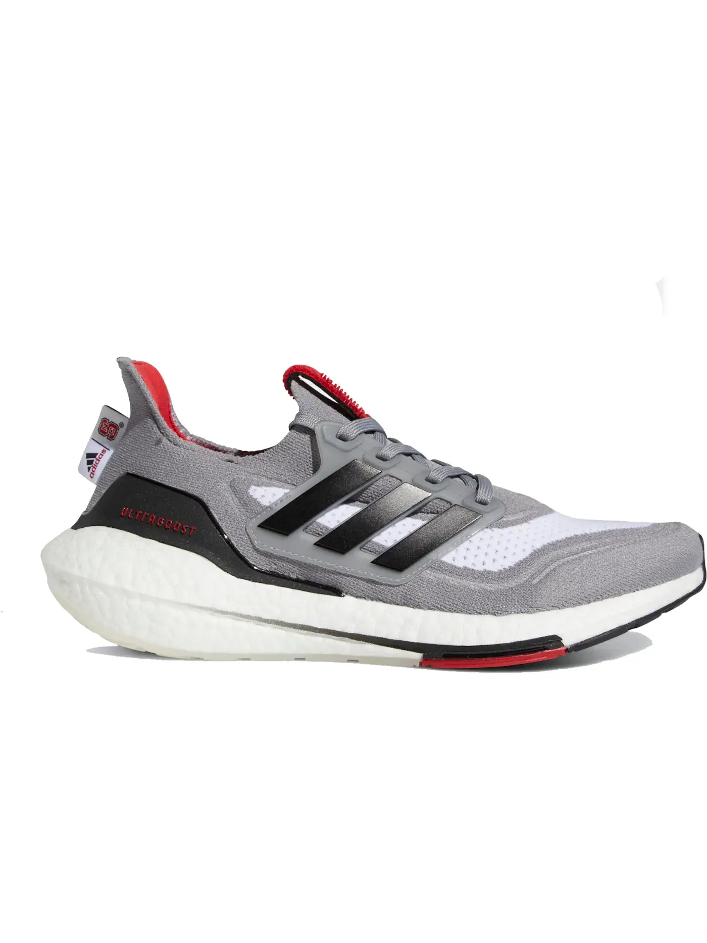 Мужские кроссовки для бега Adidas Ultra Boost 21 — изображение 1 из 1, серый/черный/белый