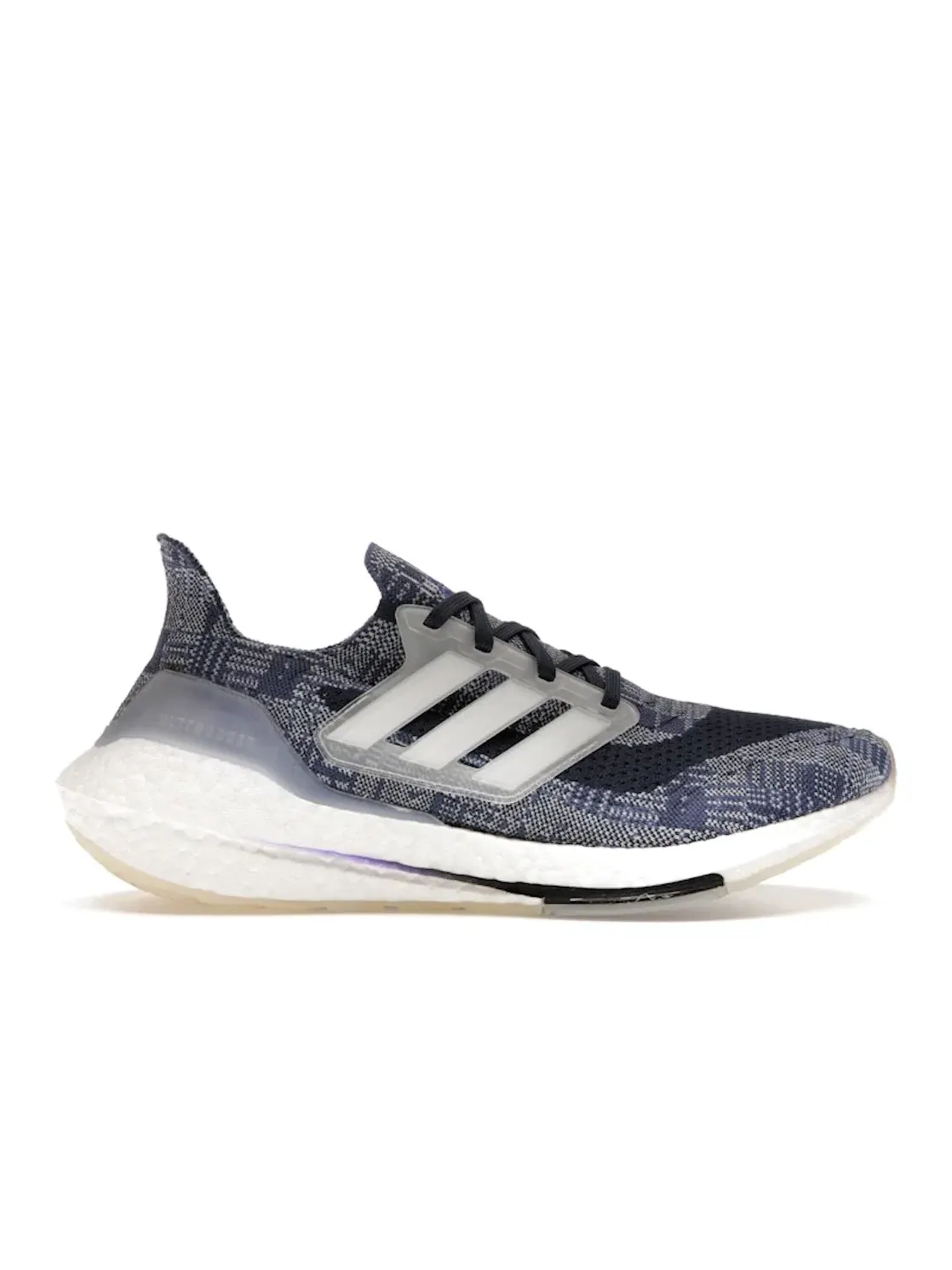 Мужские кроссовки с принтом Adidas Ultra Boost 21 — изображение 1 из 4, темно-синий мульти