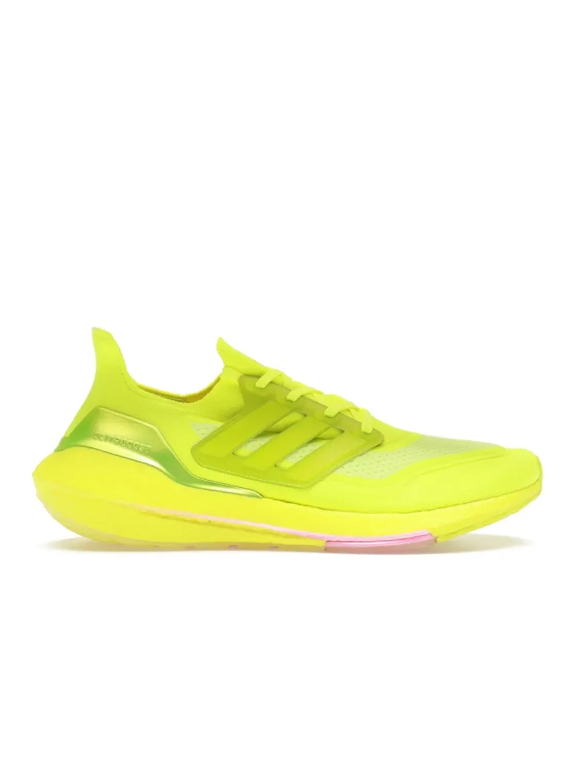 Мужские кроссовки с технологией Boost Adidas Ultra Boost 21 — изображение 1 из 4, желтый/желтый/розовый