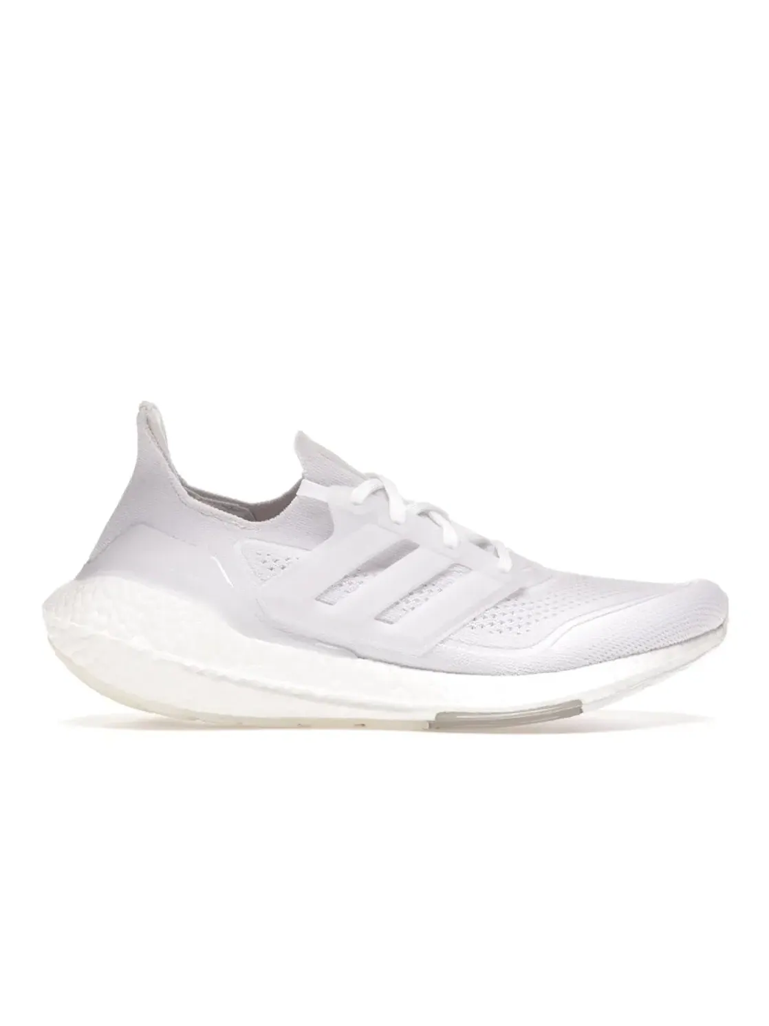 Мужские кроссовки для бега с технологией Boost Adidas Ultra Boost 21 — изображение 1 из 4, белый/белый/серый