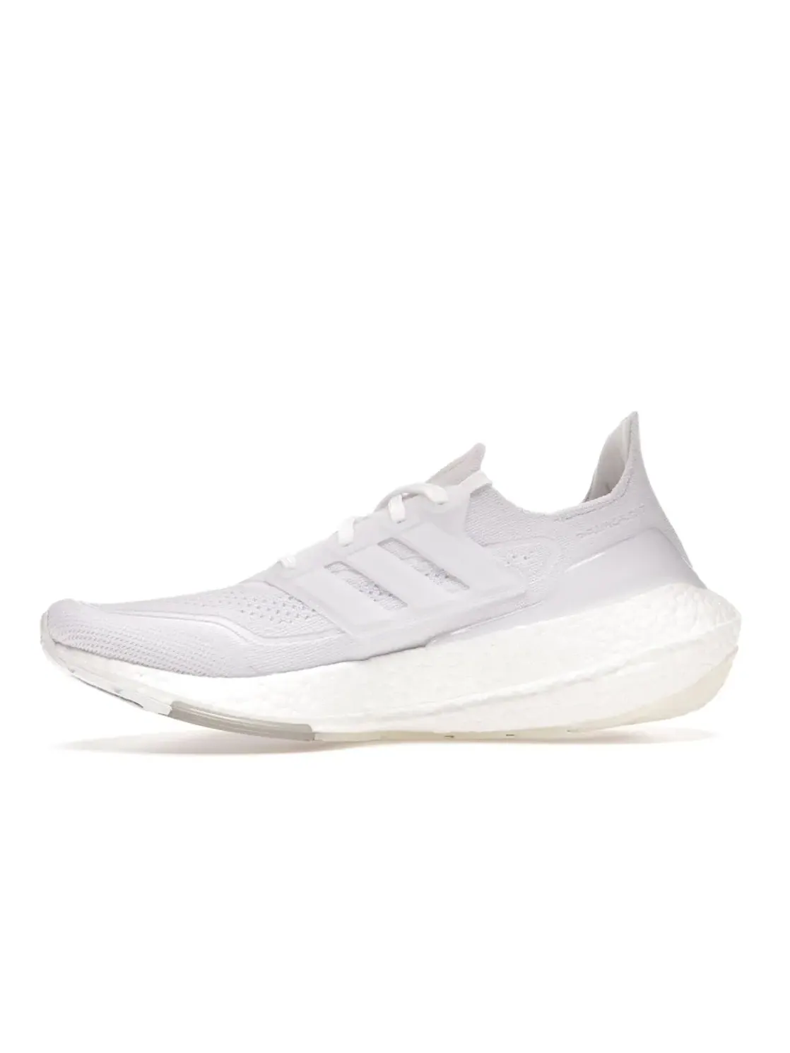 Мужские кроссовки для бега с технологией Boost Adidas Ultra Boost 21 — изображение 3 из 4, белый/белый/серый