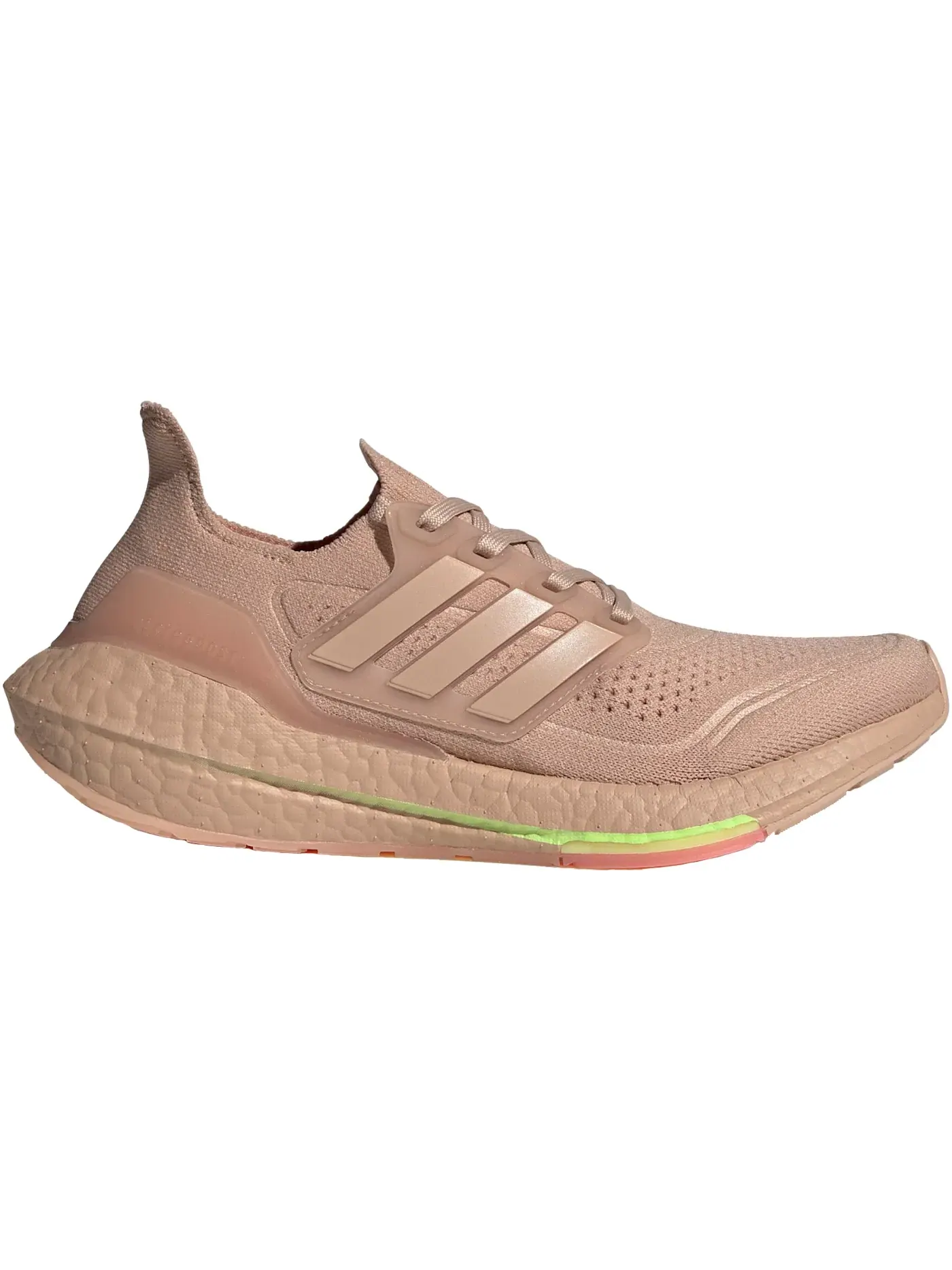 Женские кроссовки для бега с технологией Boost Adidas Ultra Boost 21 — изображение 1 из 1, розовый