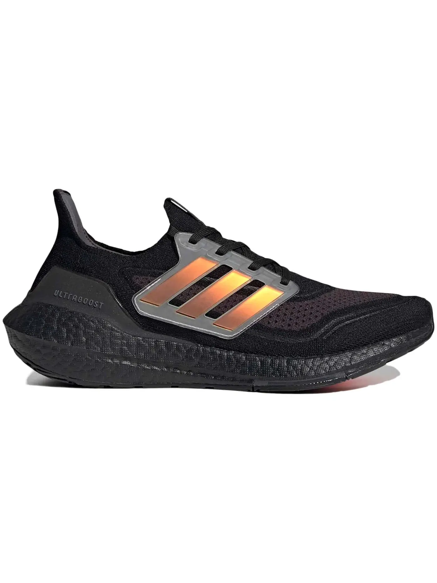 Мужские кроссовки для бега Ultra Boost 21 Adidas — изображение 1 из 1, черный/черный/серый