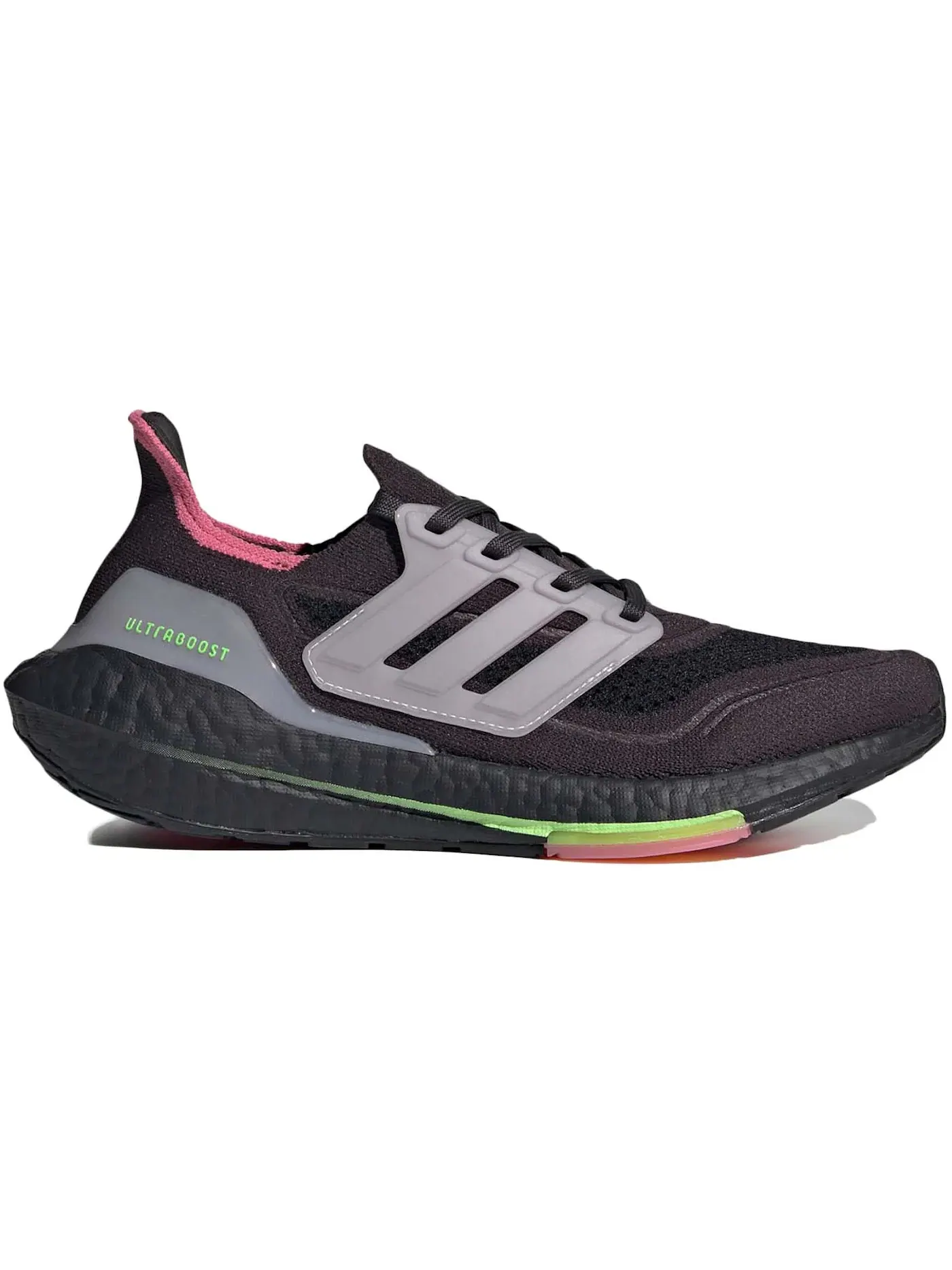 Женские кроссовки для бега Adidas Ultra Boost 21 — изображение 1 из 1, серый//фиолетовый