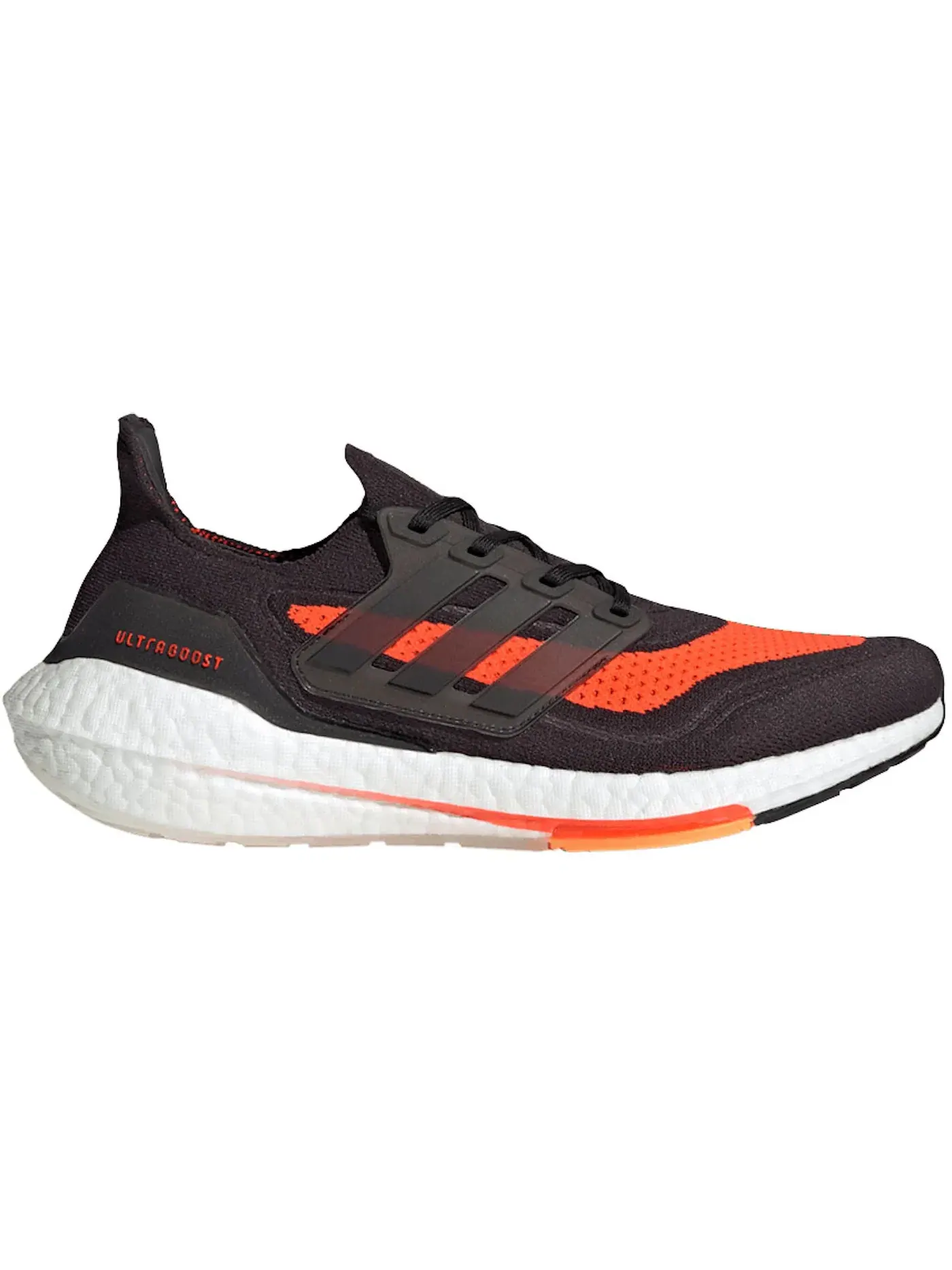 Мужские кроссовки с амортизацией Ultra Boost 21 Adidas — изображение 1 из 1, черный/красный