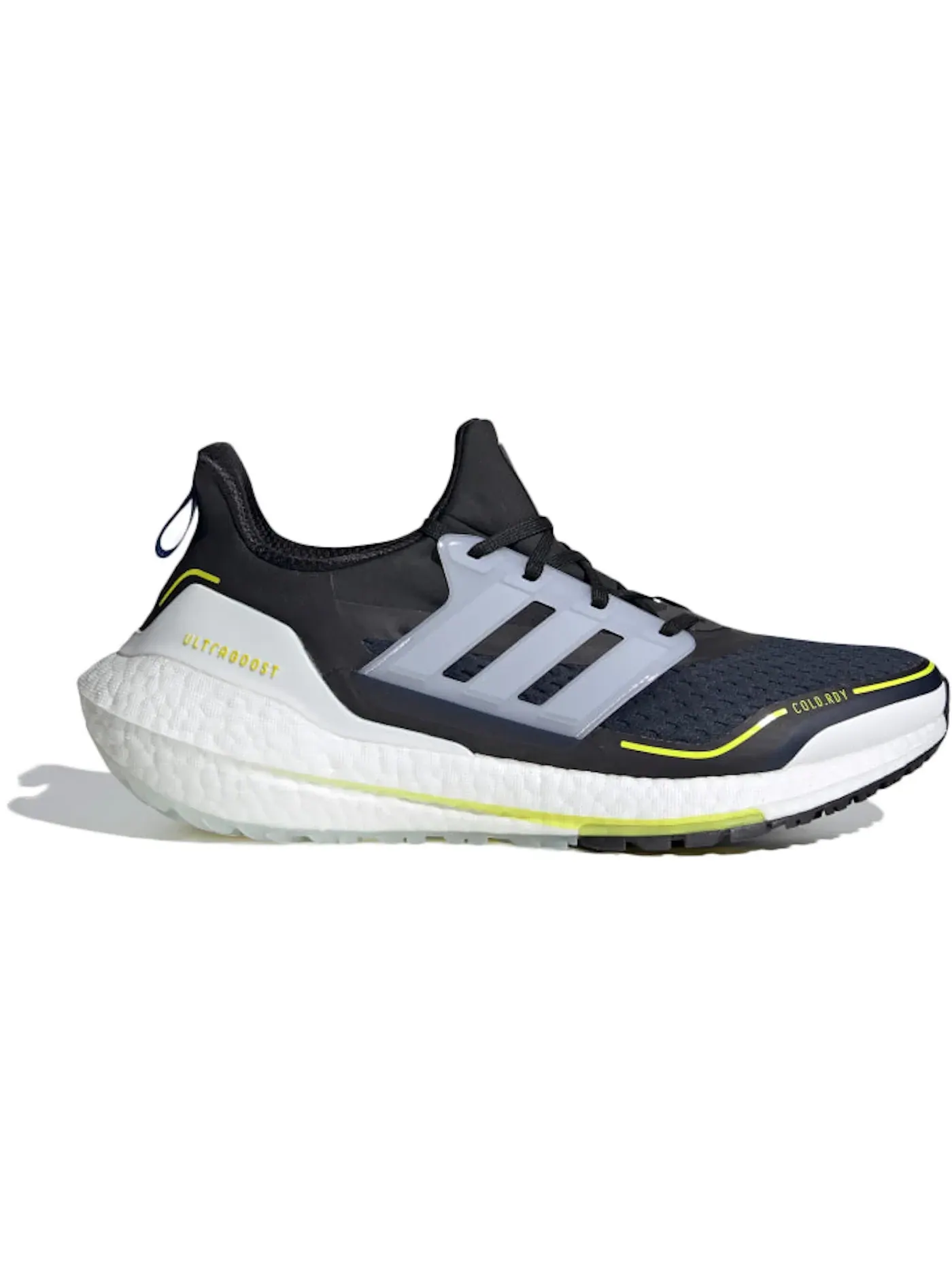 Мужские кроссовки для бега с технологией COLD.RDY Adidas Ultra Boost 21 COLD.RDY — изображение 1 из 1, белый/желтый
