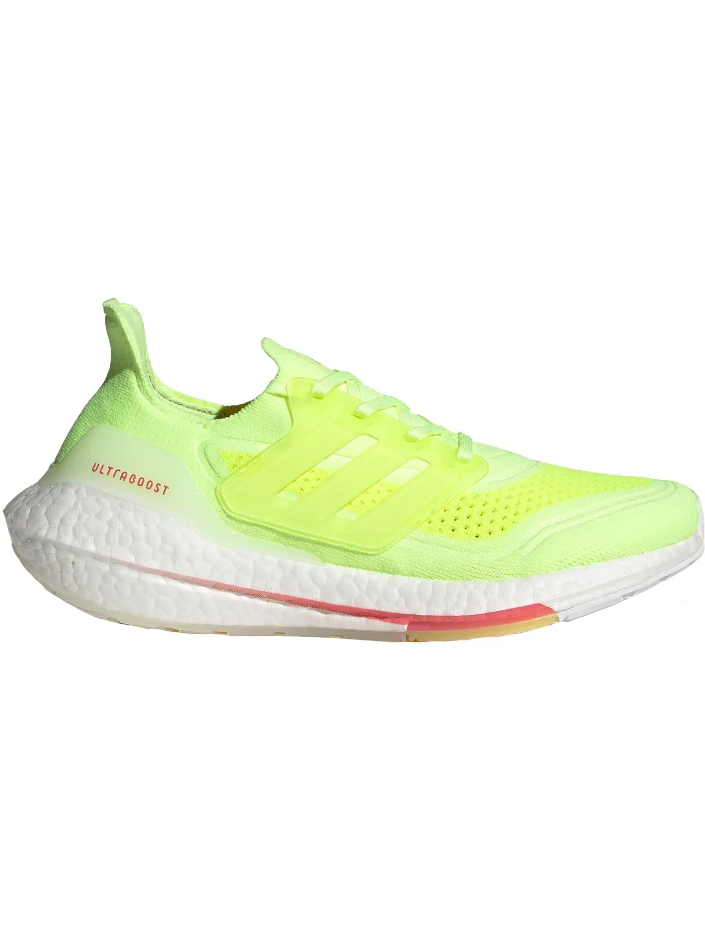 Женские кроссовки для бега Adidas Ultra Boost 21 — изображение 1 из 1, желтый/белый/розовый