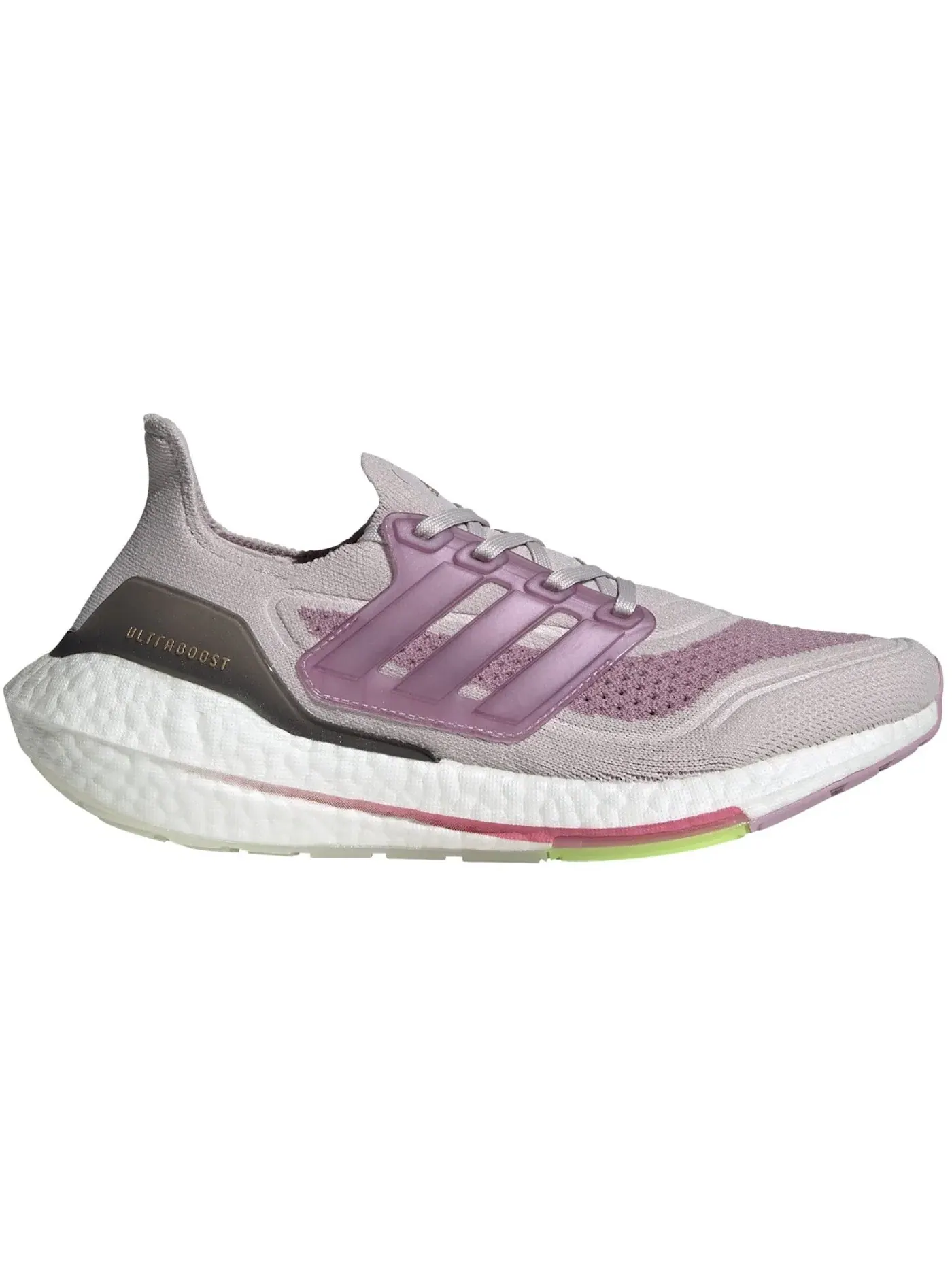 Женские кроссовки для бега Ultra Boost 21 Adidas — изображение 1 из 1, фиолетовый/белый/розовый