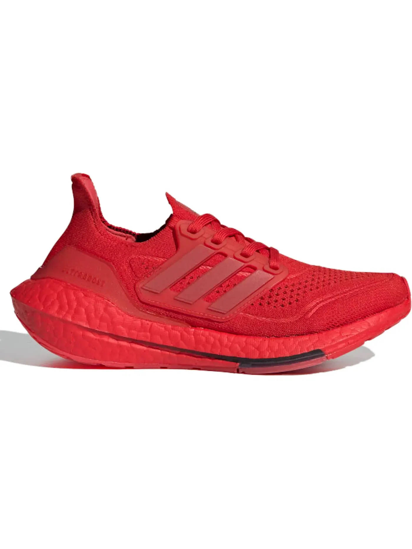 Детские кроссовки для бега с амортизацией Adidas Ultra Boost 21 J — изображение 1 из 1, красный/красный/черный