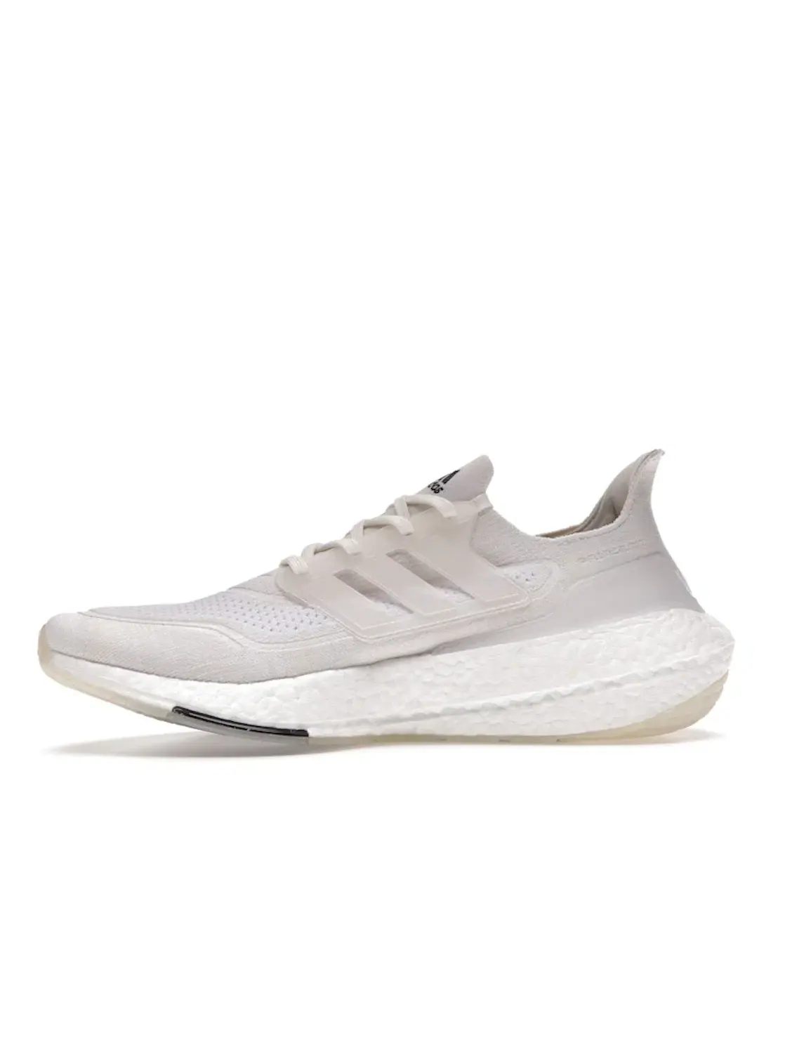 Мужские кроссовки для бега с технологией Primeblue Adidas Ultra Boost 21 — изображение 3 из 4, белый/кремовый белый