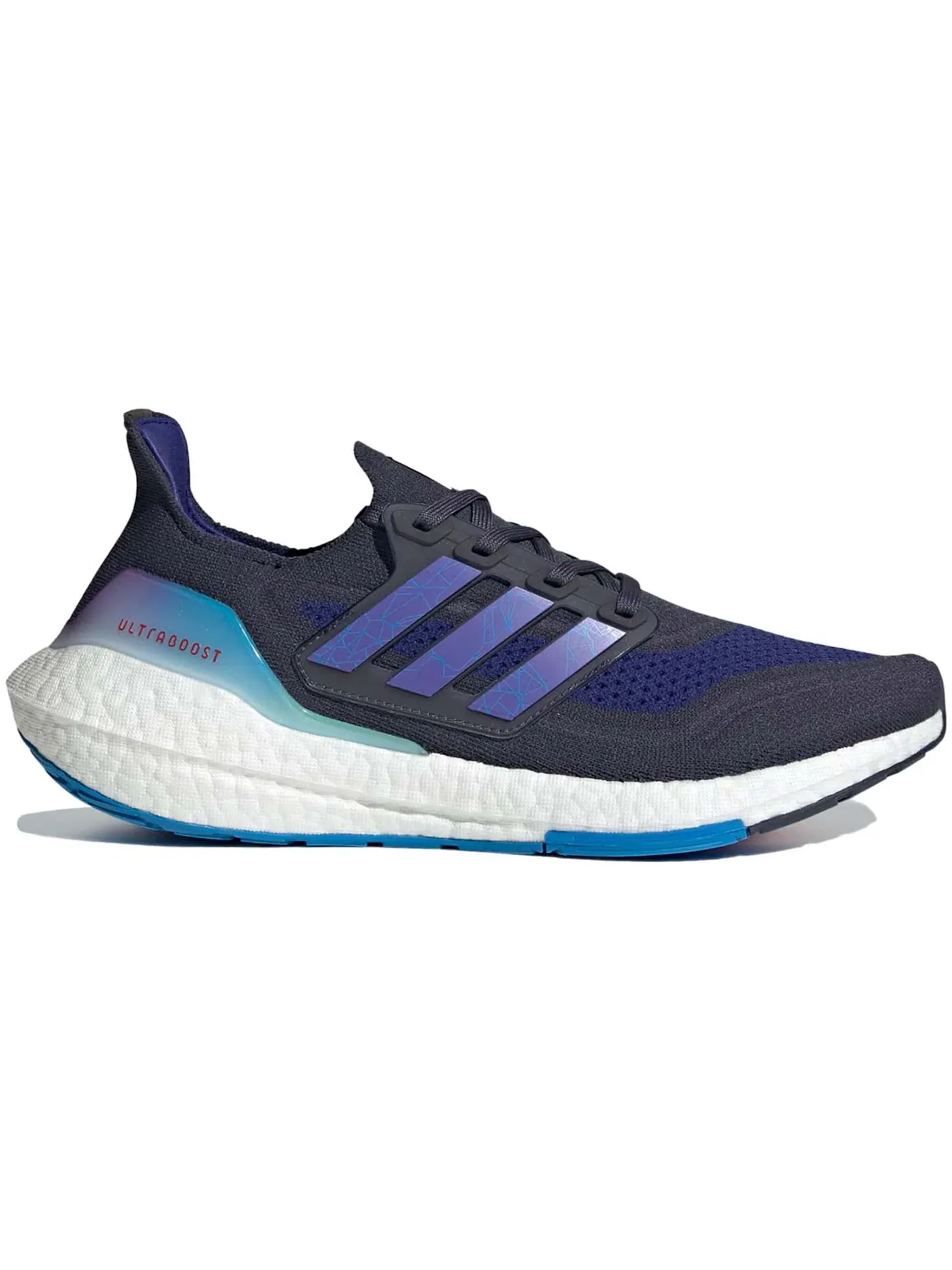 Мужские кроссовки для бега с амортизацией Adidas Ultra Boost 21 — изображение 1 из 1, темно-синий/индиго
