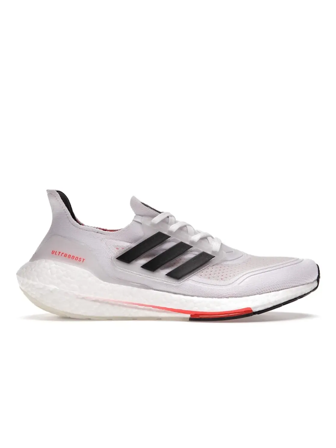 Мужские кроссовки с системой LEP Adidas Ultra Boost 21 — изображение 1 из 4, белый/черный/красный
