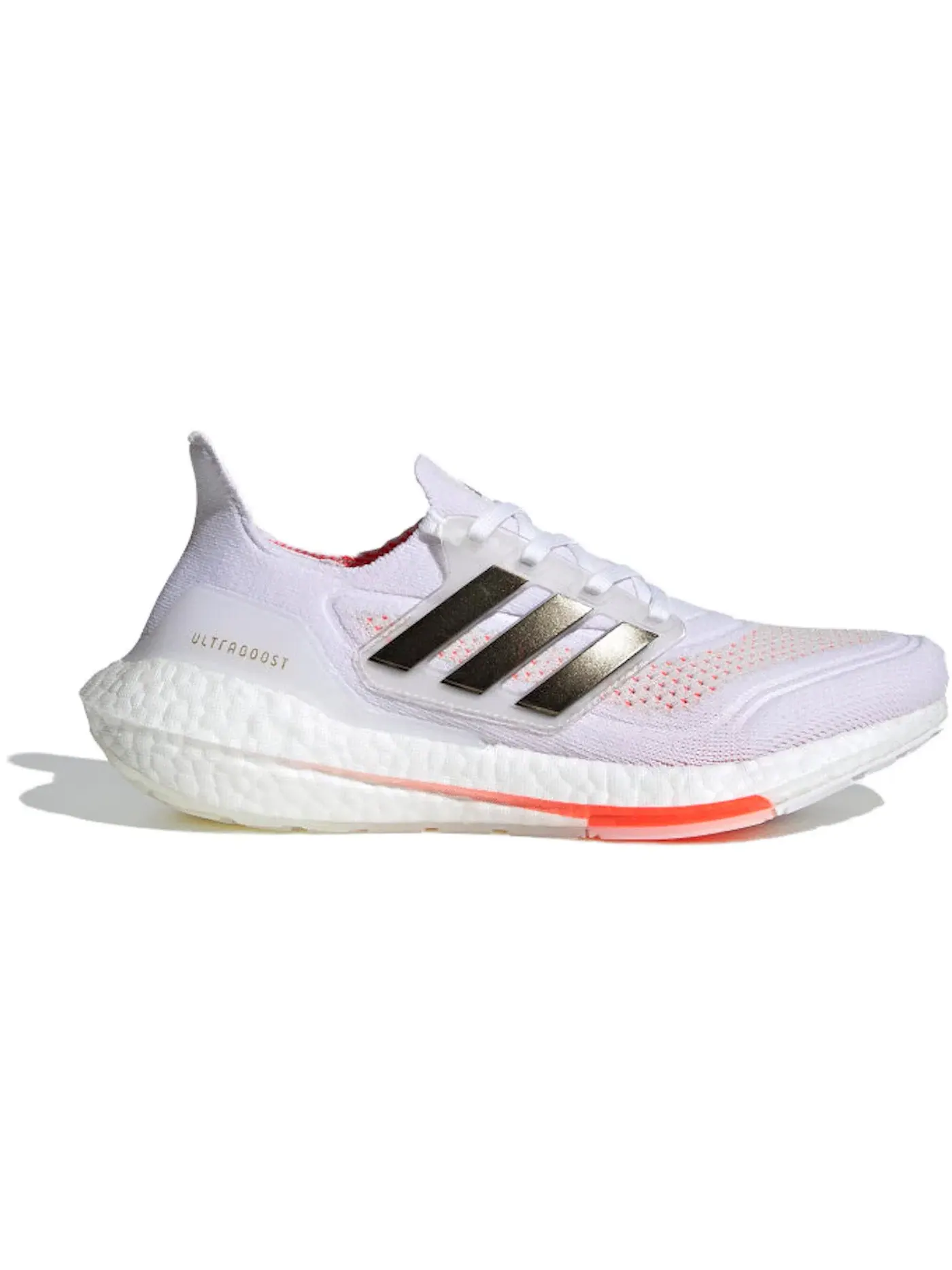 Женские кроссовки для бега Adidas Ultra Boost 21 — изображение 1 из 1, белый/черный/красный