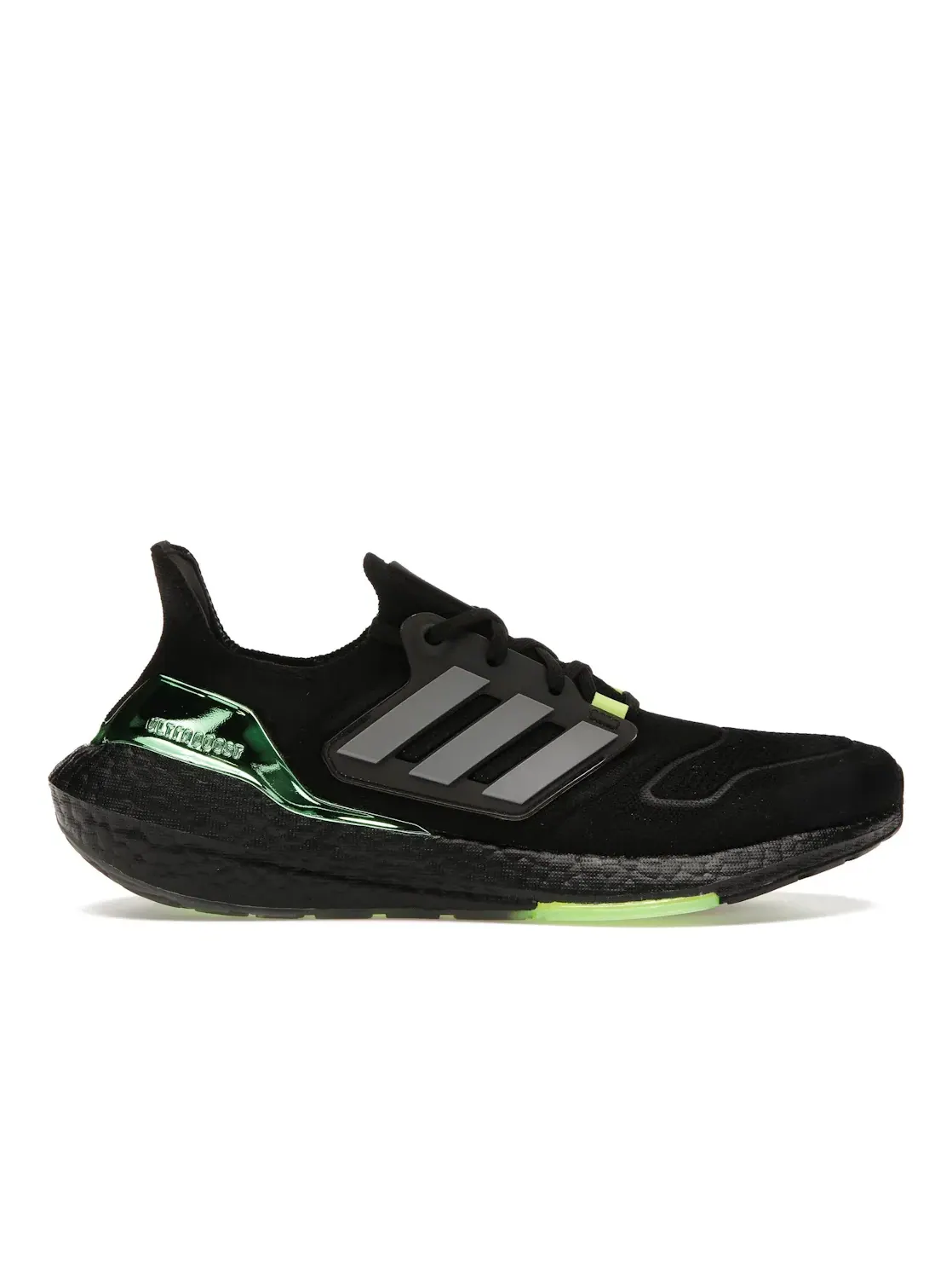 Мужские кроссовки для бега Ultra Boost 22 Adidas — изображение 1 из 4, черный/металлик/зеленый