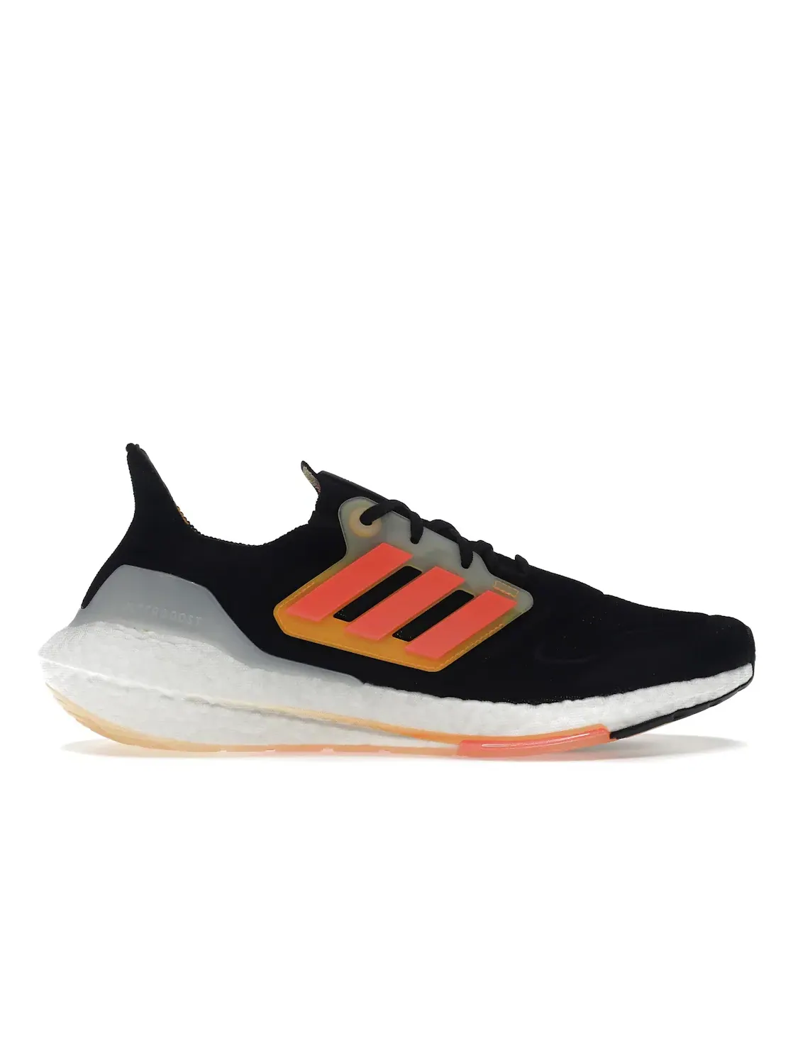 Мужские кроссовки для бега с амортизацией Adidas Ultra Boost 22 — изображение 1 из 4, черный оранжевый