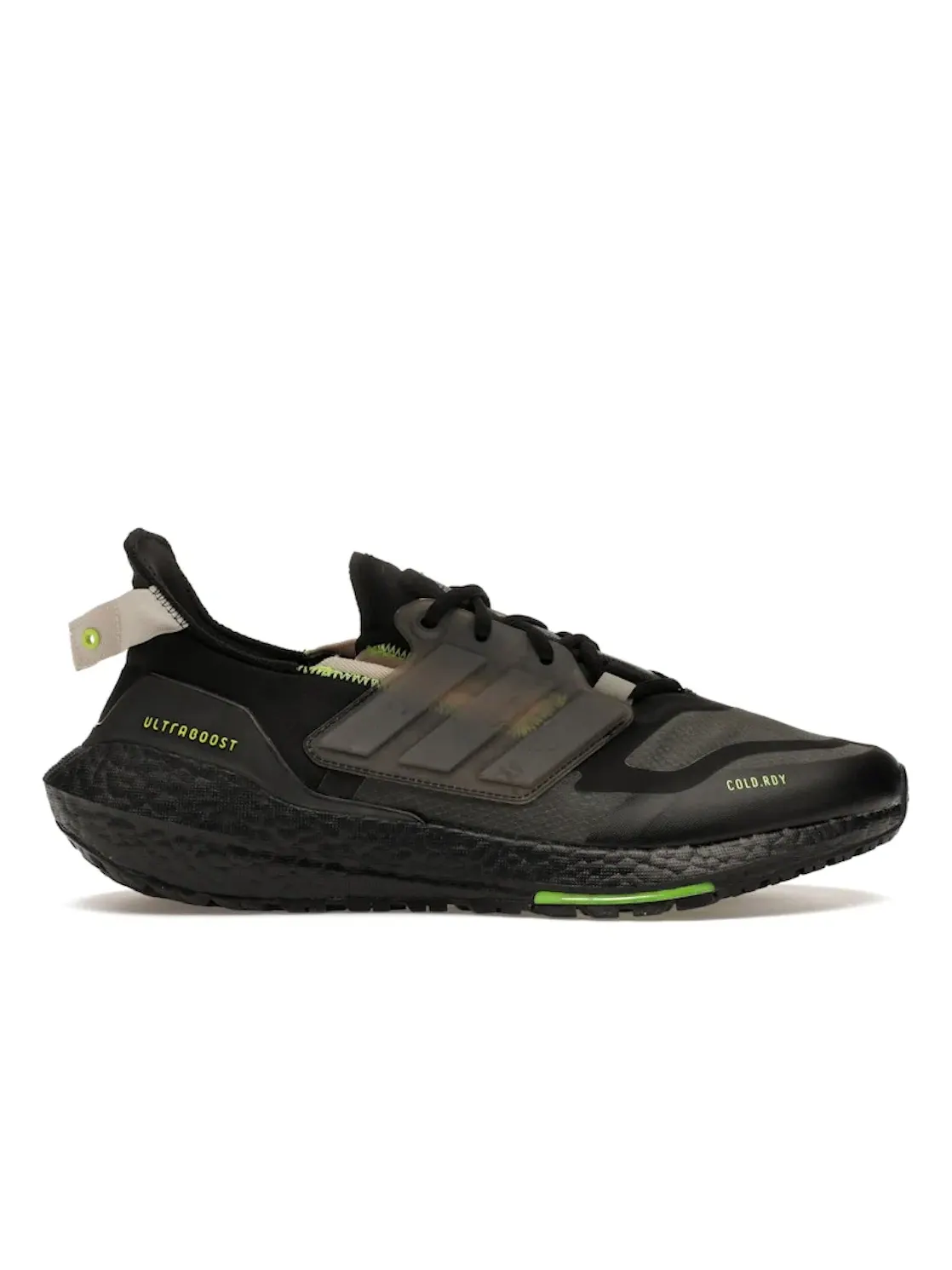 Мужские кроссовки для бега с технологией Cold.Rdy Adidas Ultra Boost 22 — изображение 1 из 4, черный/черный/желтый