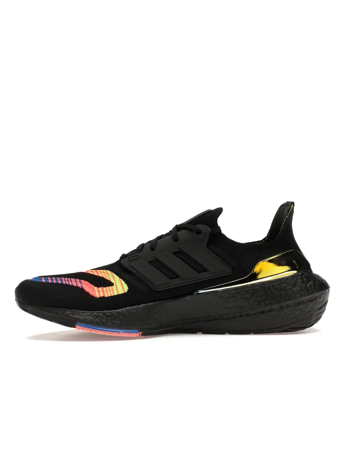 Мужские кроссовки для бега Ultra Boost 22 Adidas — изображение 3 из 4, черный черный синий