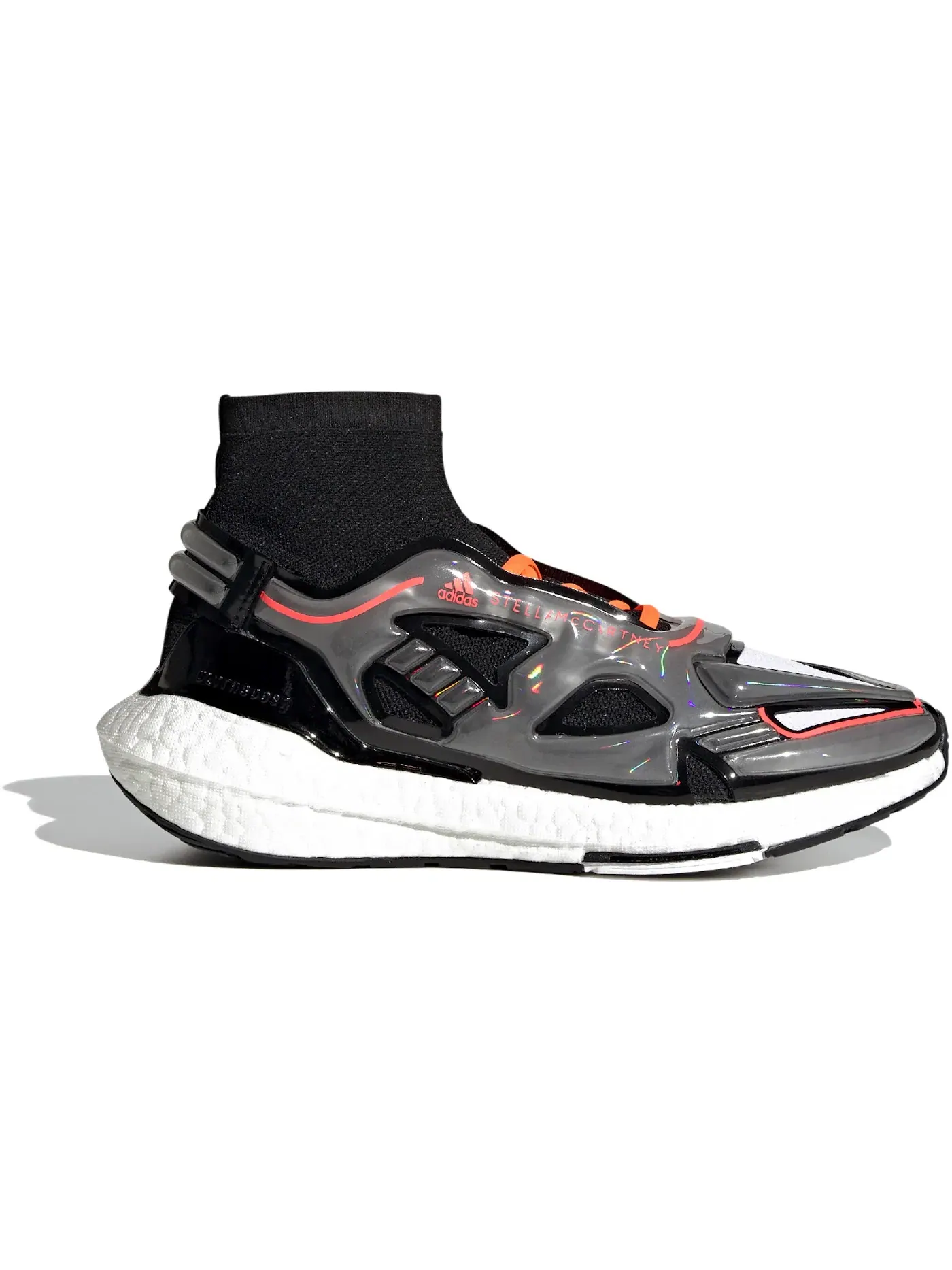 Женские кроссовки для бега с технологией Boost Adidas Ultra Boost 22 — изображение 1 из 1, черный/оранжевый