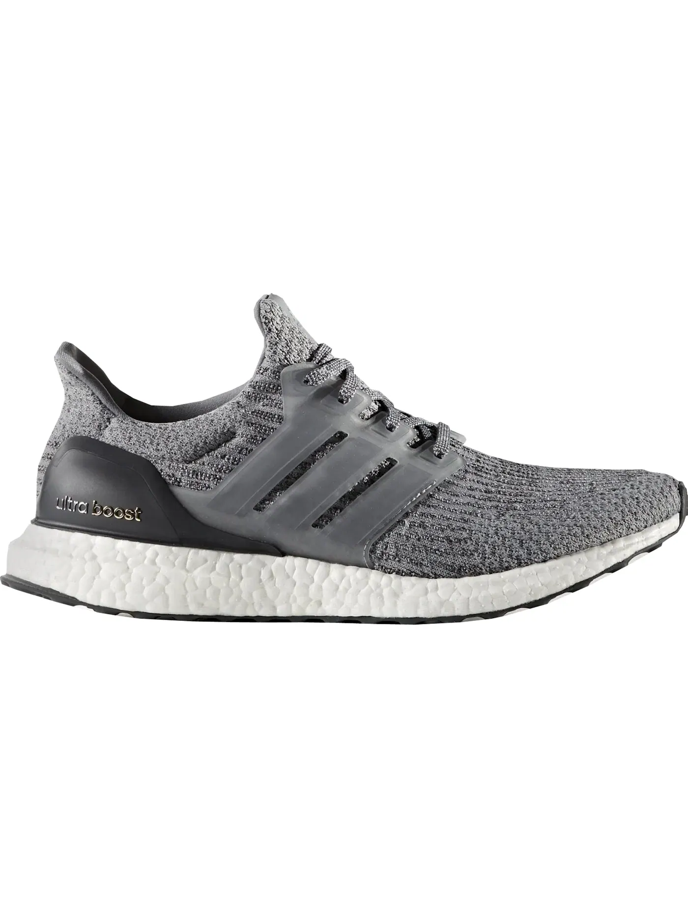 Мужские кроссовки с Primeknit-верхом Adidas Ultra Boost 3.0 — изображение 1 из 1, серый/черный-белый