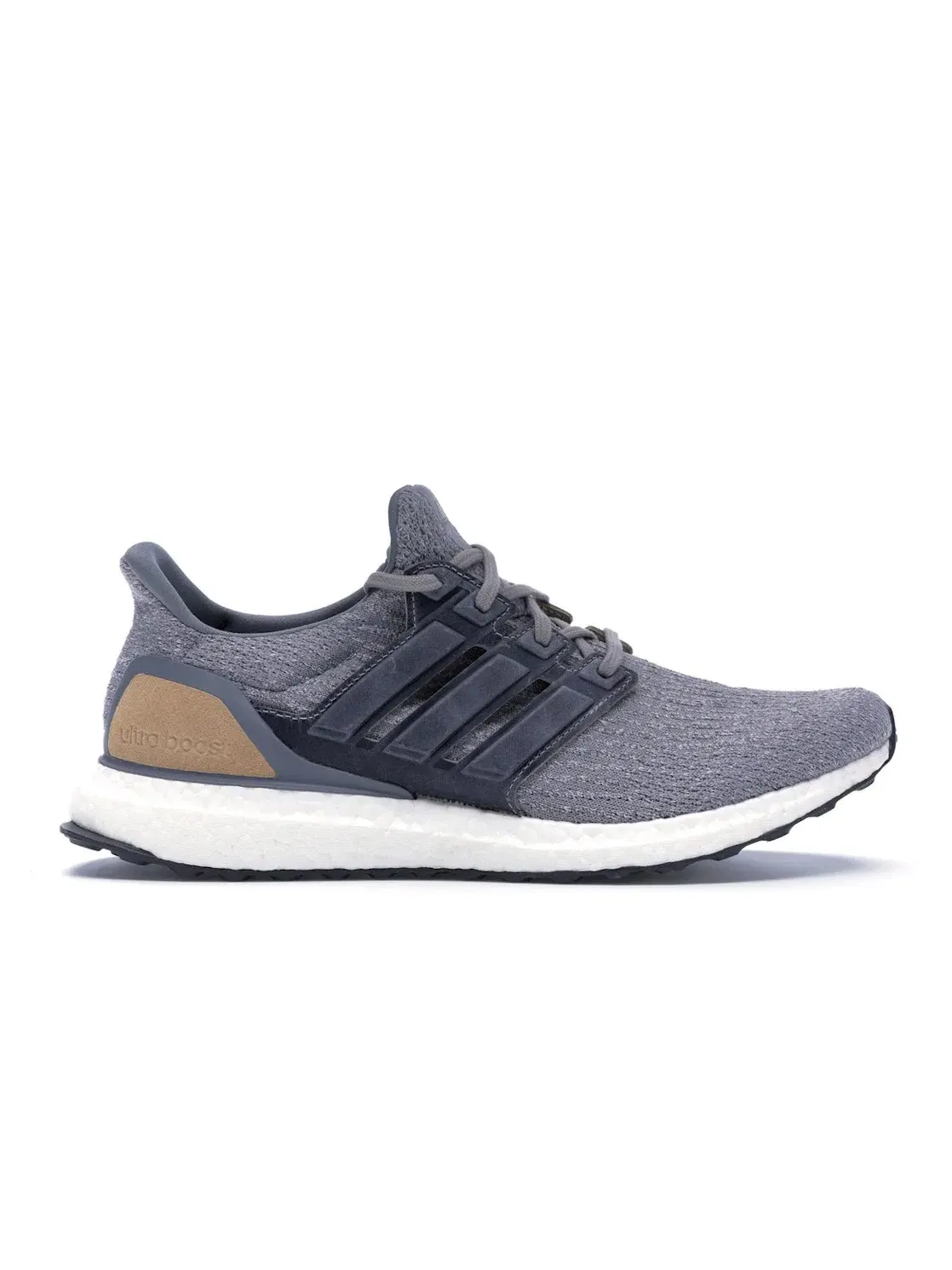 Мужские кроссовки для бега с технологией Boost Adidas Ultra Boost 3.0 — изображение 1 из 4, серый/черный-белый
