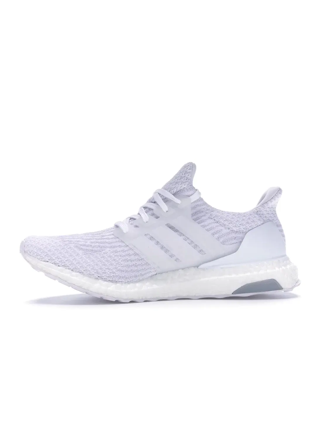 Мужские кроссовки с технологией Primeknit Adidas Ultra Boost 3.0 Triple White — изображение 3 из 4, белый/белый/белый