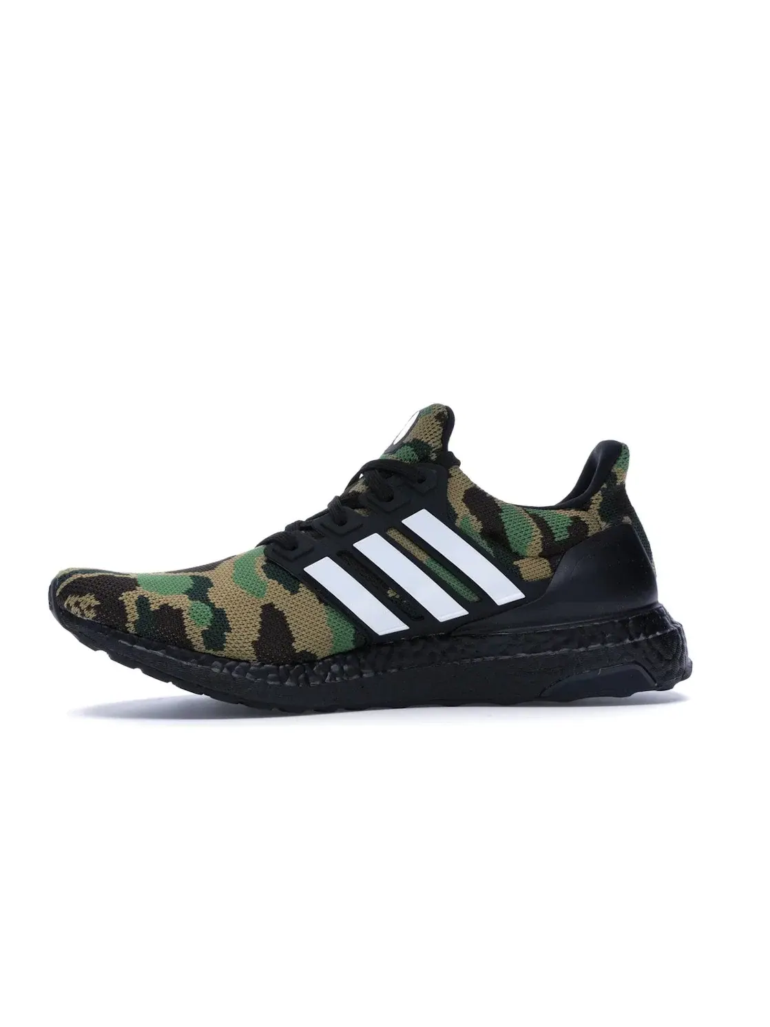 Мужские кроссовки с камуфляжным принтом Adidas Ultra Boost 4.0 — изображение 3 из 4, черный/зеленый/желтый
