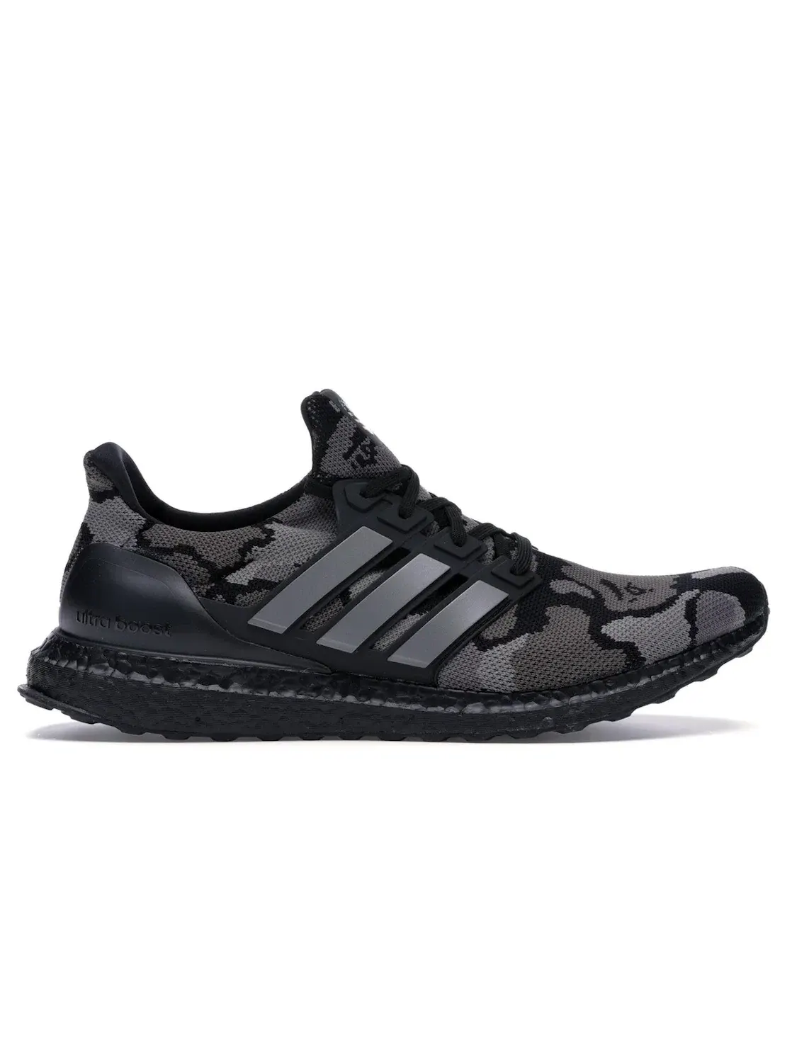 Мужские кроссовки с камуфляжным принтом Adidas Ultra Boost 4.0 — изображение 1 из 4, черный/белый/черный