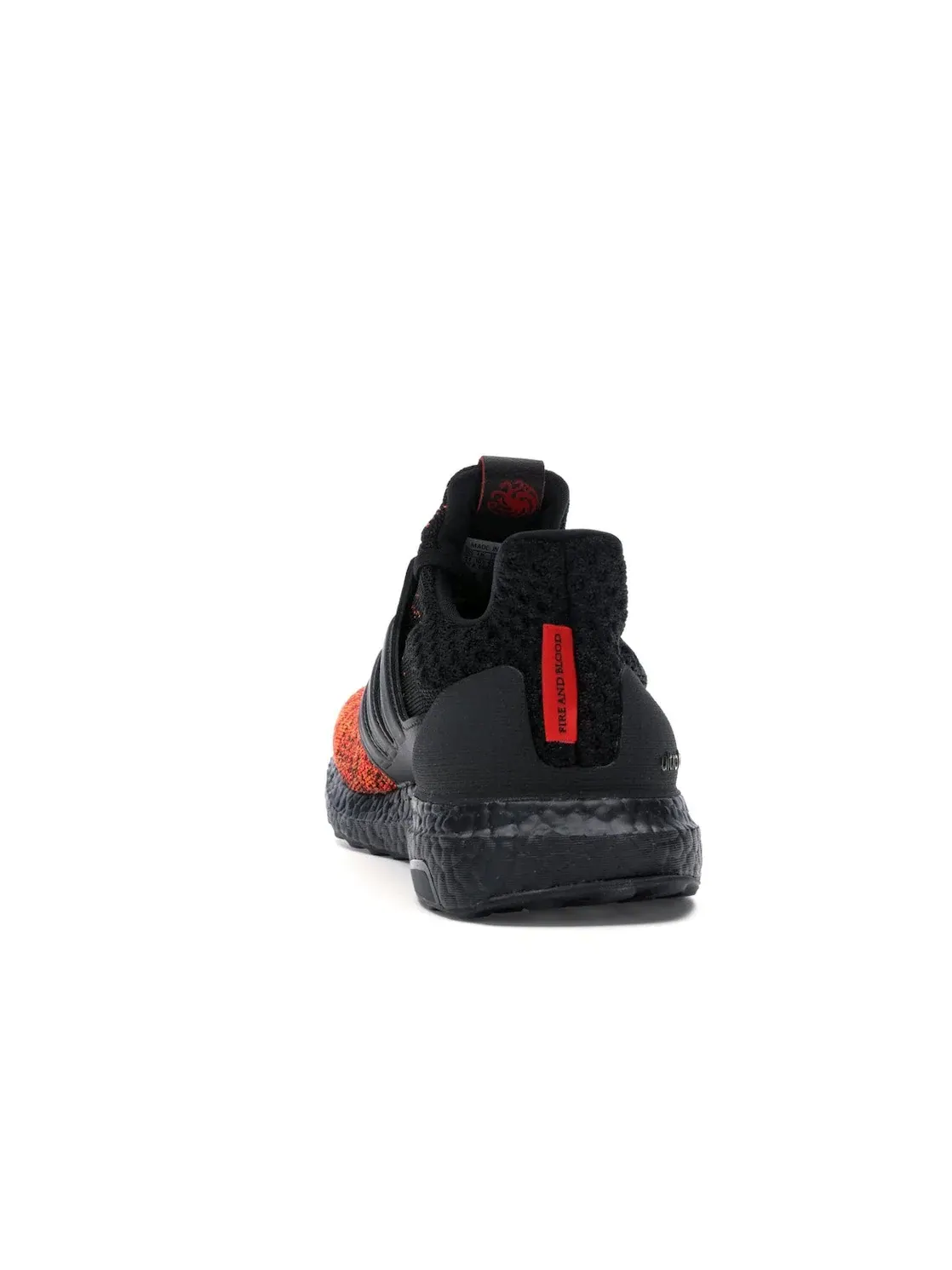 Мужские кроссовки с принтом Adidas Ultra Boost 4.0 Game of Thrones Targaryen Adidas — изображение 4 из 4, черный/серый/белый