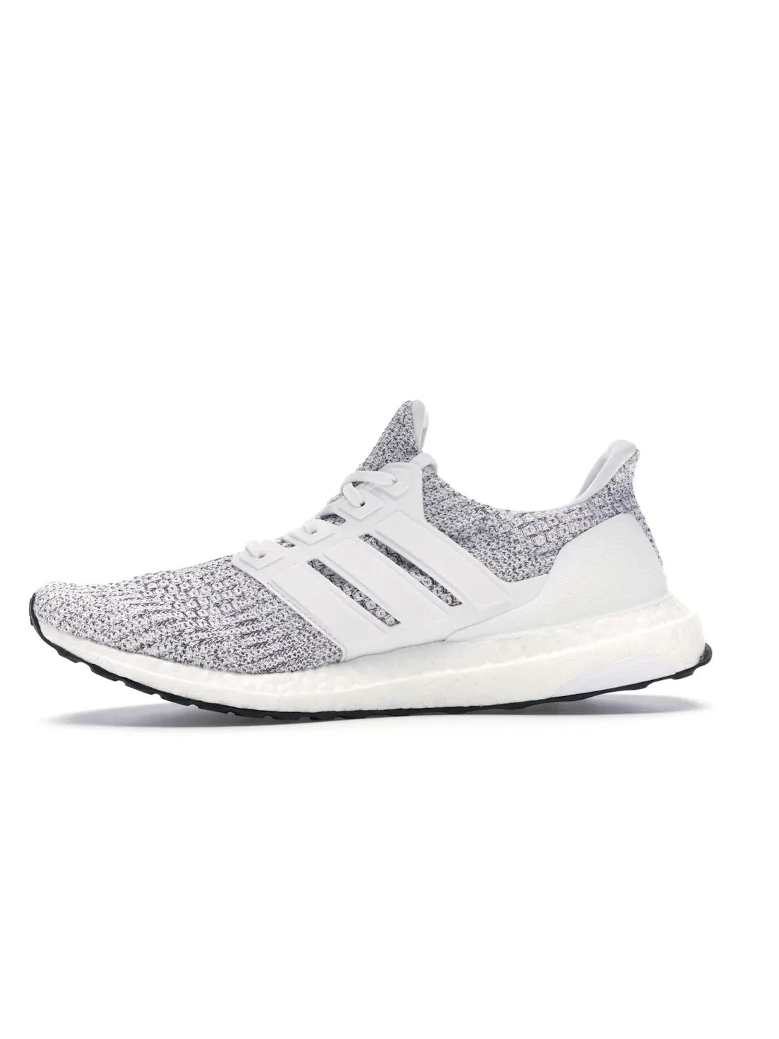 Мужские беговые кроссовки с эластичным верхом Adidas Ultra Boost 4.0 — изображение 3 из 4, белый серый