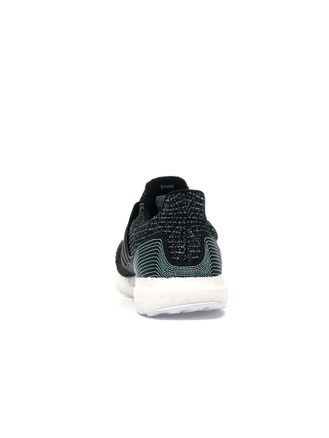 Мужские кроссовки с амортизацией Adidas Ultra Boost 4.0 Parley — изображение 4 из 4, черный/черный/белый