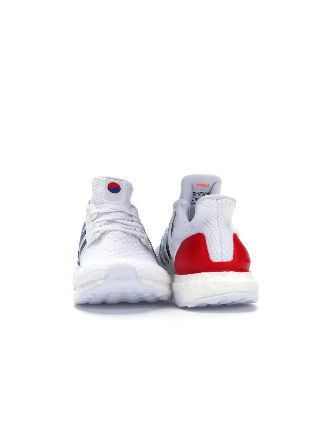 Мужские кроссовки для бега с амортизацией Adidas Ultra Boost 4.0 — изображение 4 из 4, белый/черный