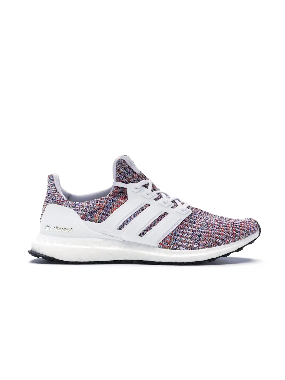 Мужские кроссовки для бега с технологией Primeknit Adidas Ultra Boost 4.0 — изображение 1 из 4, белый/белый/темно-синий