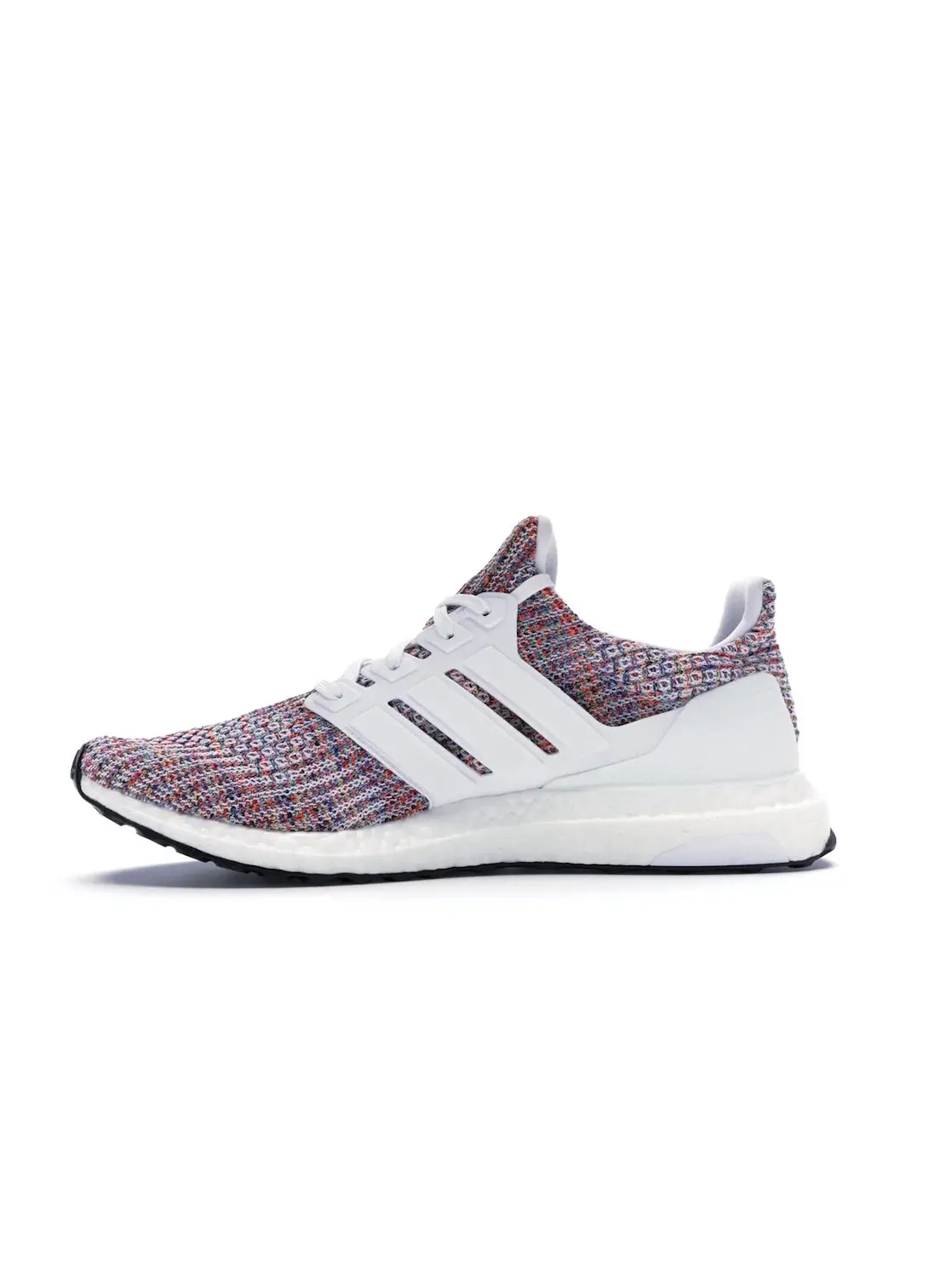 Мужские кроссовки для бега с технологией Primeknit Adidas Ultra Boost 4.0 — изображение 3 из 4, белый/белый/темно-синий