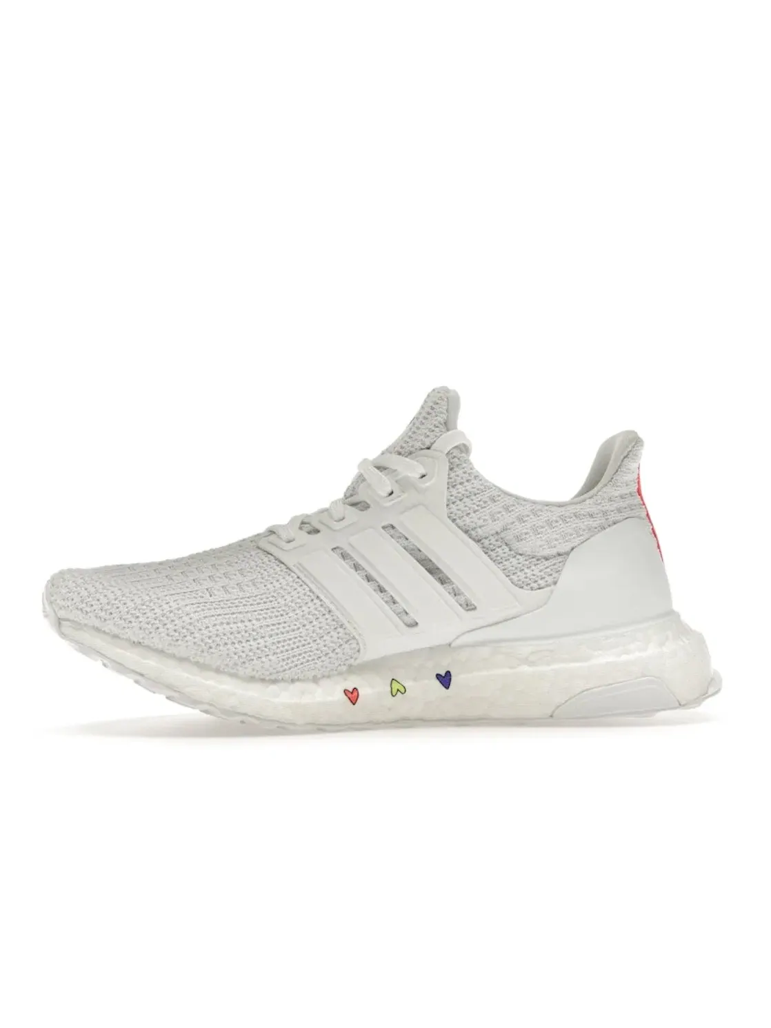 Женские кроссовки для бега с технологией Boost Adidas Ultra Boost 4.0 DNA — изображение 3 из 4, белый/белый-красный