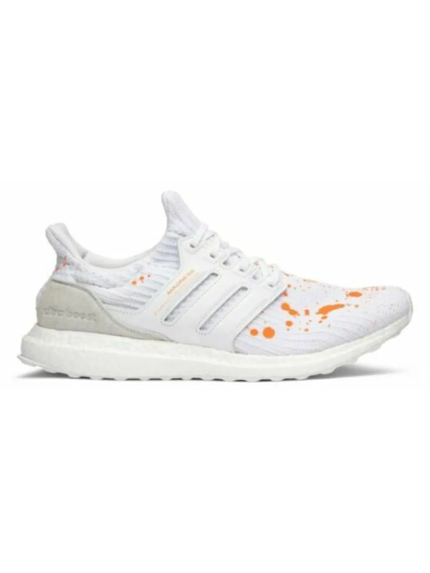 Мужские кроссовки для бега Adidas Ultra Boost 4.0 — изображение 1 из 1, белый/белый/оранжевый