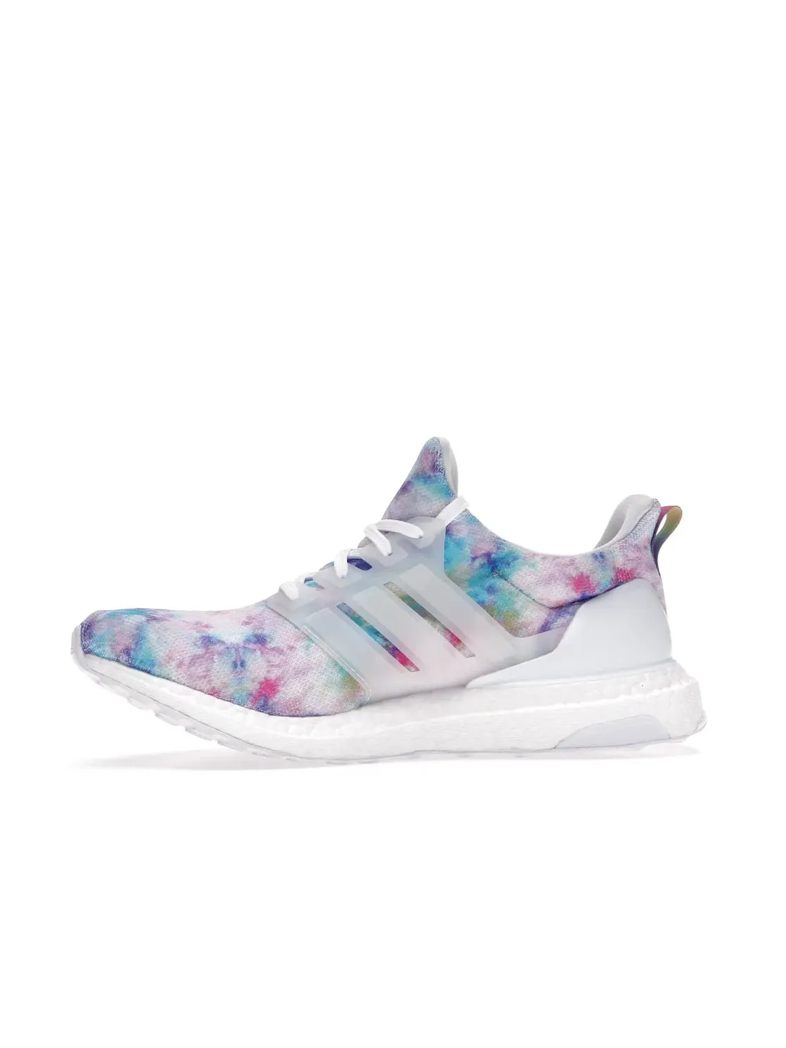 Женские кроссовки с принтом Adidas Ultra Boost 4.0 Tie Dye Rose — изображение 3 из 4, белый/белый/розовый