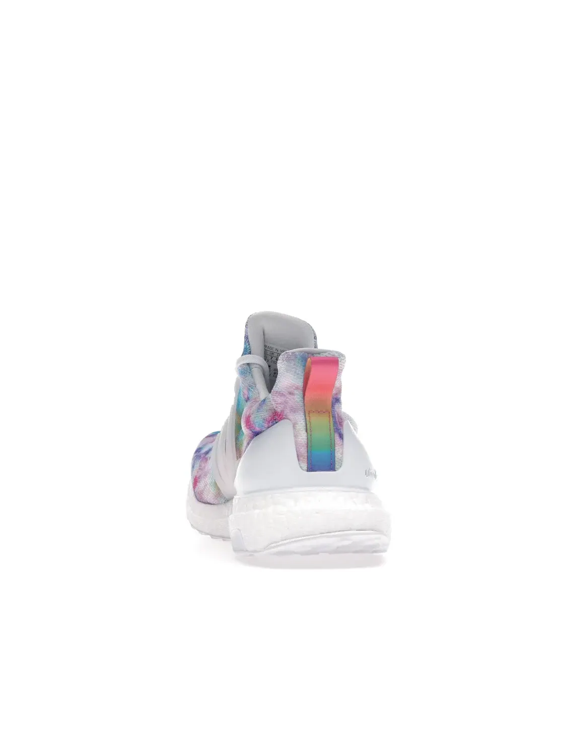 Женские кроссовки с принтом Adidas Ultra Boost 4.0 Tie Dye Rose — изображение 4 из 4, белый/белый/розовый