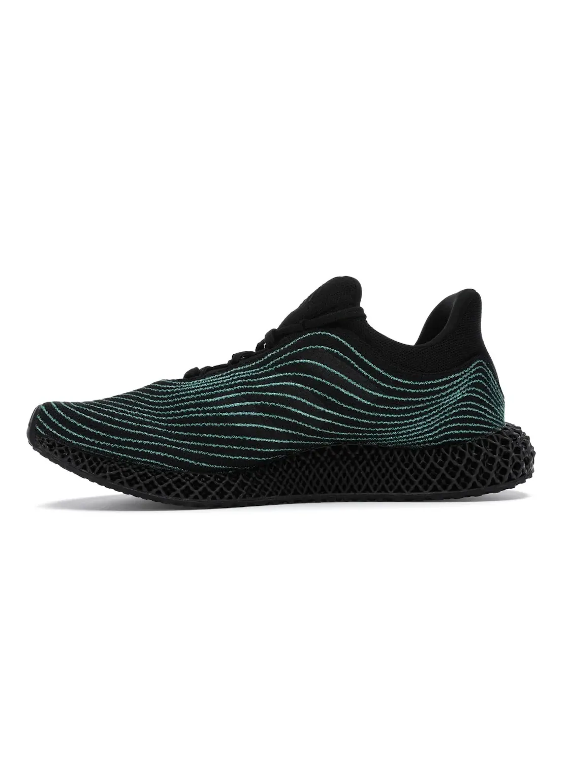 Мужские кроссовки с технологией Boost Adidas Ultra Boost 4D Uncaged — изображение 3 из 4, черный/черный/синий