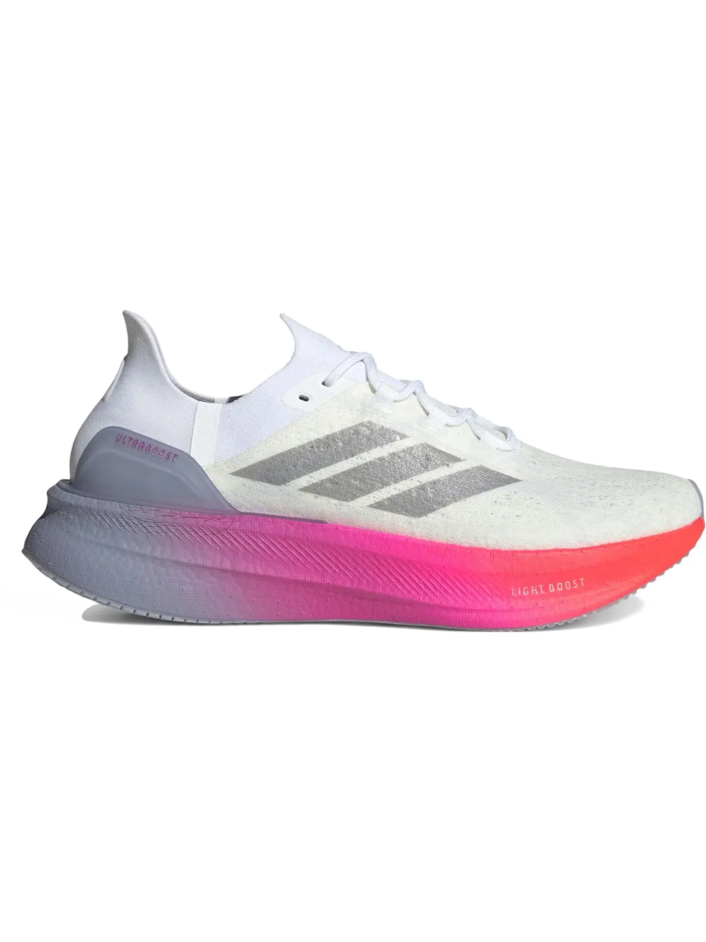 Мужские кроссовки для бега Adidas Ultra Boost 5 Strung — изображение 1 из 1, белый/серый/красный