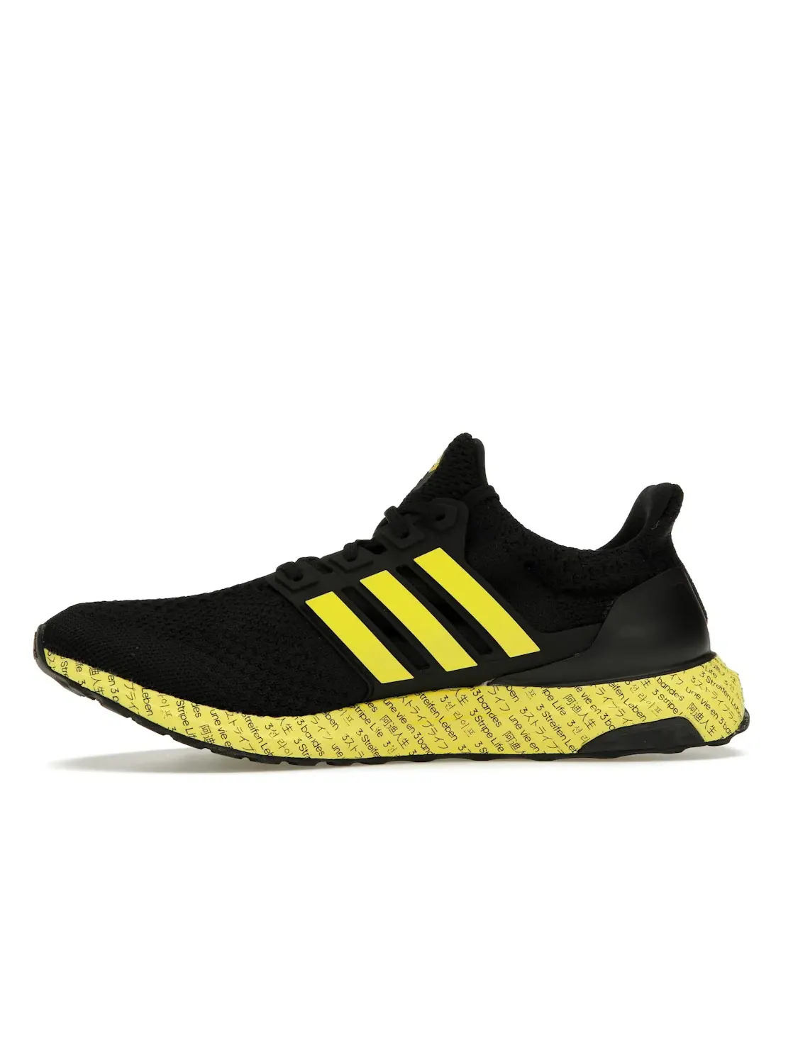 Мужские кроссовки с технологией Boost Adidas Ultra Boost 5.0 DNA — изображение 3 из 4, черный/желтый/черный