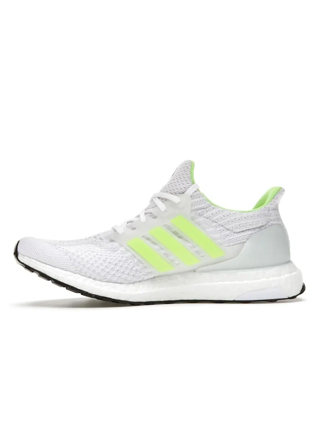 Мужские кроссовки для бега с технологией Primeknit Adidas Ultra Boost 5.0 DNA — изображение 3 из 4, белый/зеленый/серый