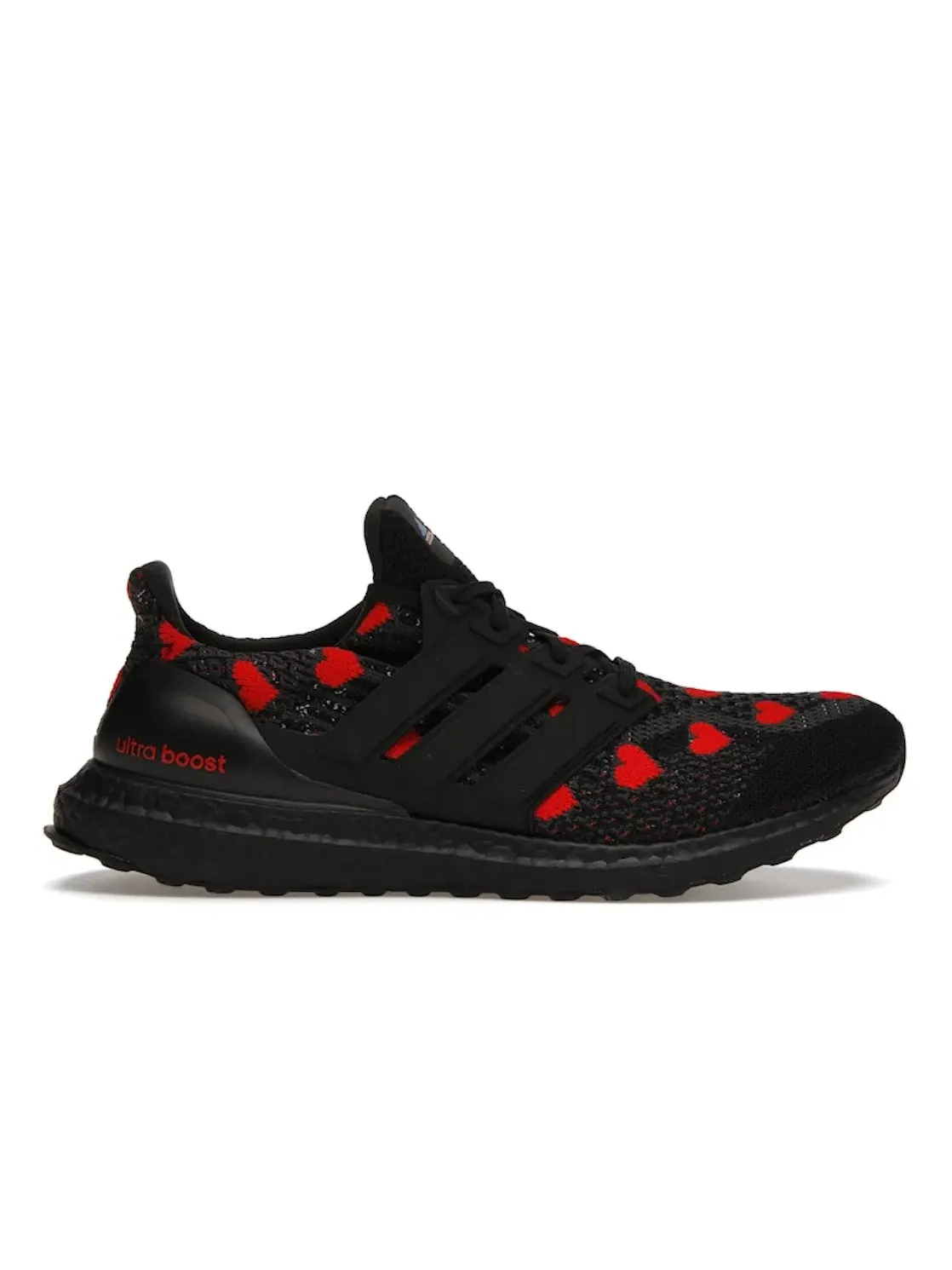 Мужские кроссовки для бега с технологией Boost Adidas Ultra Boost 5.0 DNA — изображение 1 из 4, черный/черный/красный