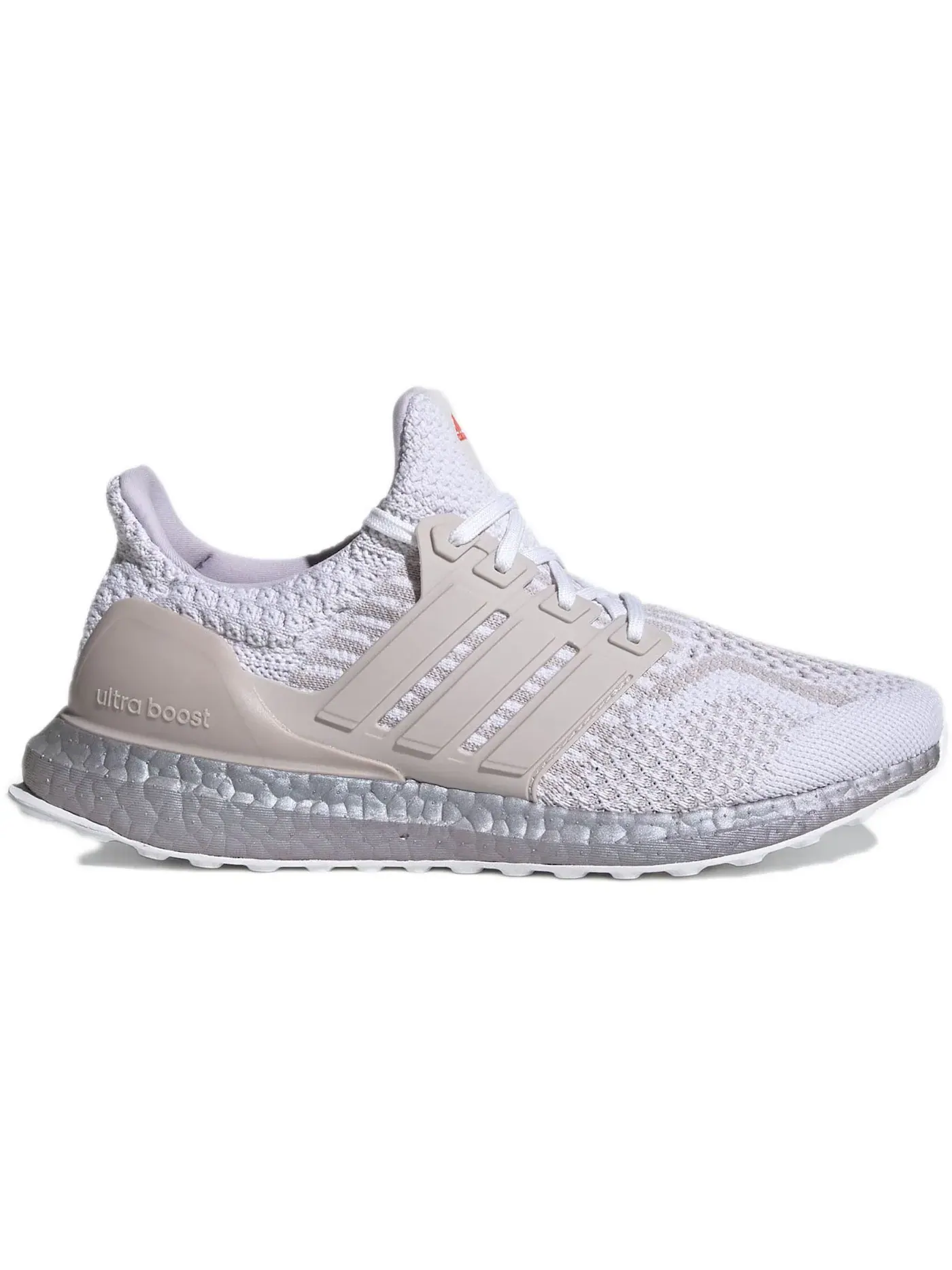 Женские кроссовки для бега с технологией Boost Adidas Ultra Boost 5.0 DNA — изображение 1 из 1, белый/фиолетовый/красный