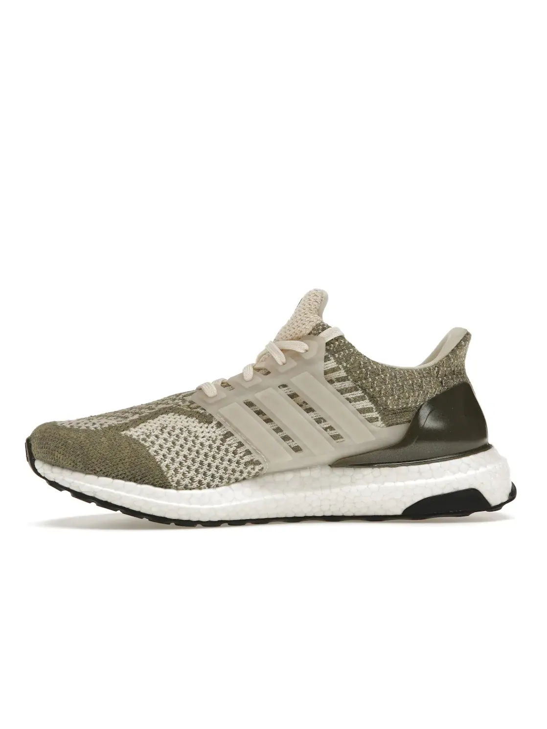 Женские кроссовки для бега с технологией Boost Adidas Ultra Boost 5.0 DNA — изображение 3 из 4, белый белый оливковый